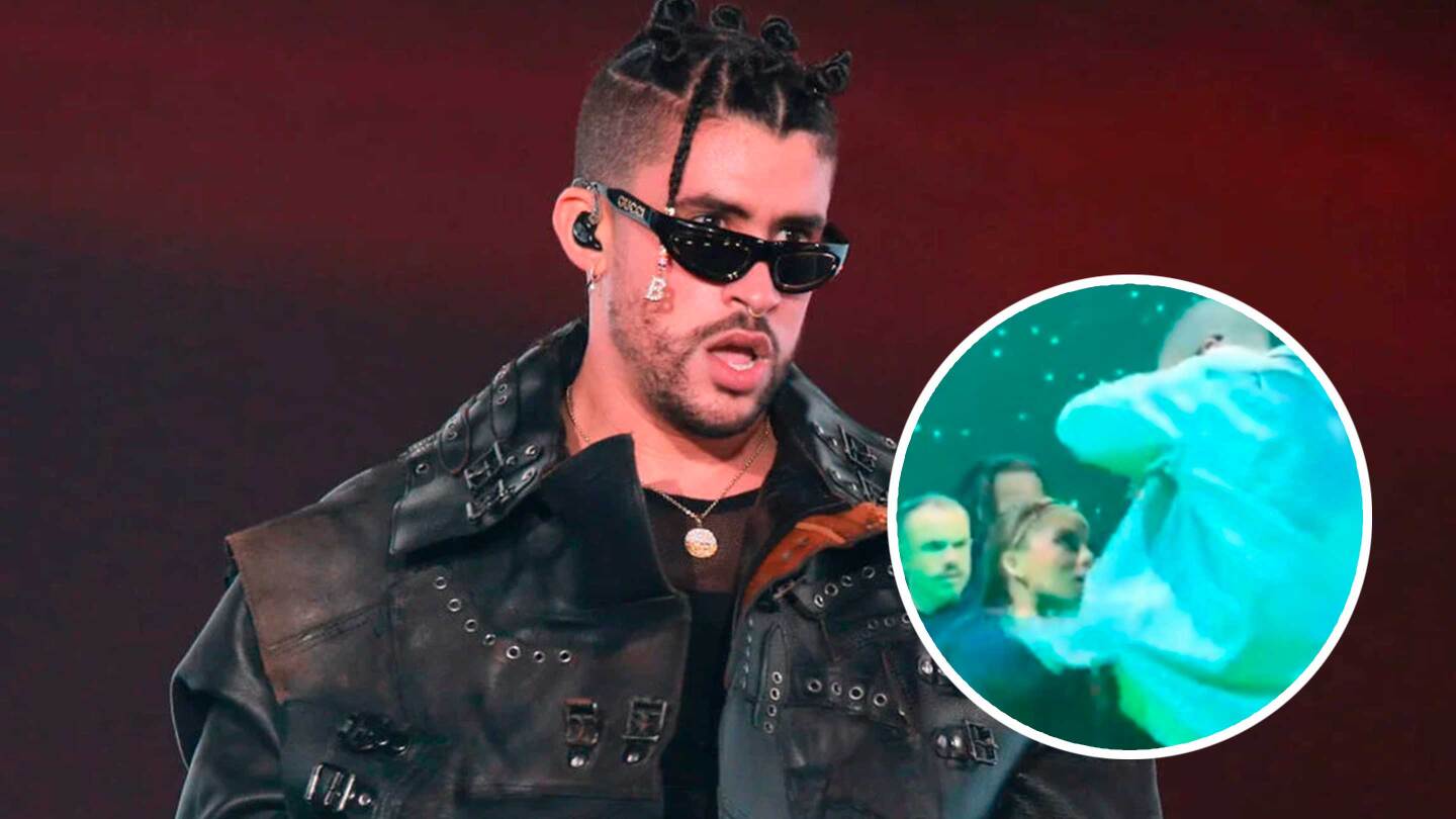 Bad Bunny protagoniza bochornoso accidente con su bailarina en pleno escenario ¡Conejo malo!