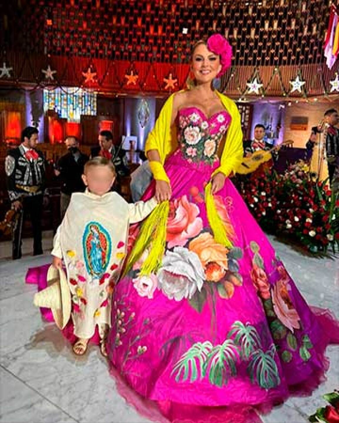 Su hijo fue vestido de Juan Diego a la Basílica de Guadalupe