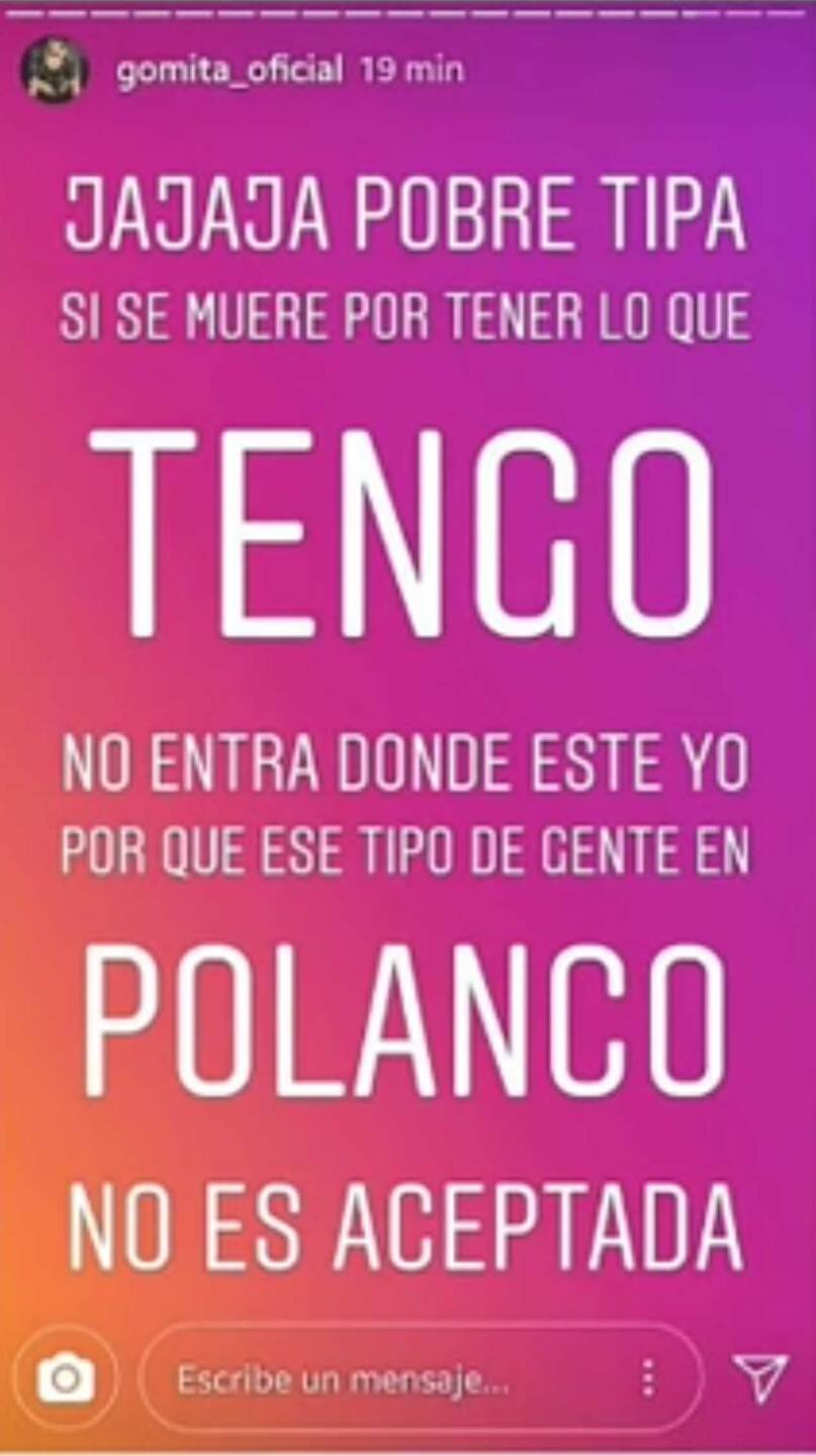 Señaló que podría demandarla por haberla difamado