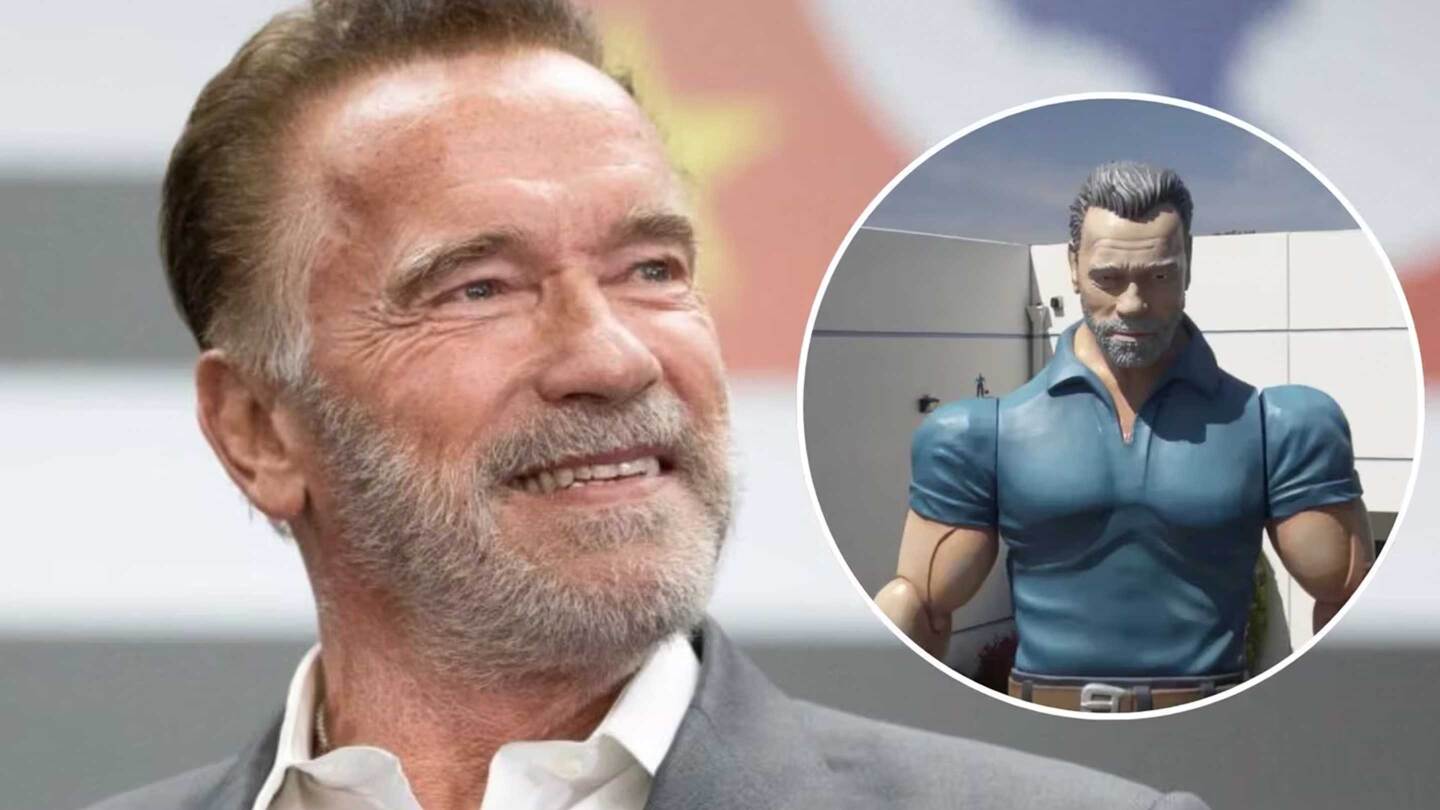 Arnold Schwarzenegger bate récord Guinness con la figura de acción más grande del mundo
