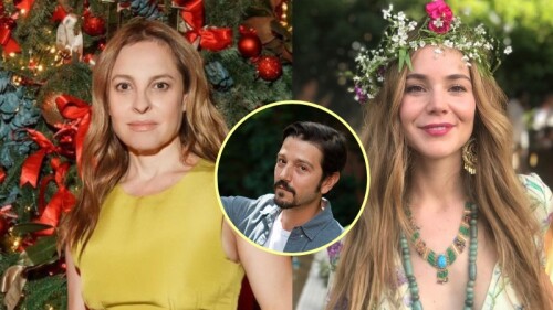 Camila Sodi y Marina de Tavira y Diego Luna