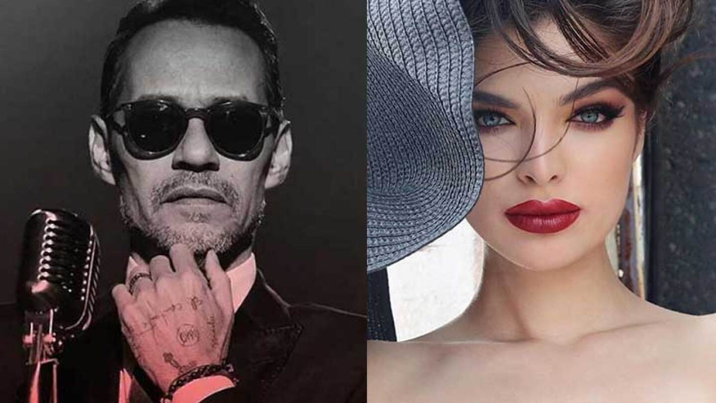 Captan a Marc Anthony besando apasionadamente a Nadia Ferreira.