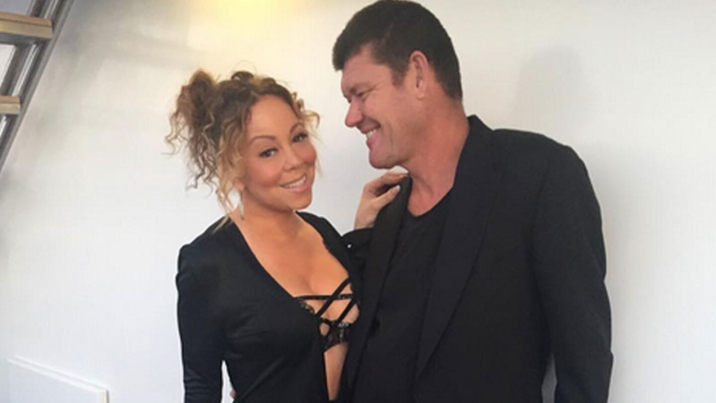 Mariah Carey y James Parker.