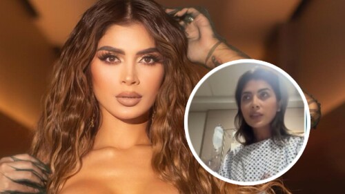 Kimberly Flores fue operada de emergencia