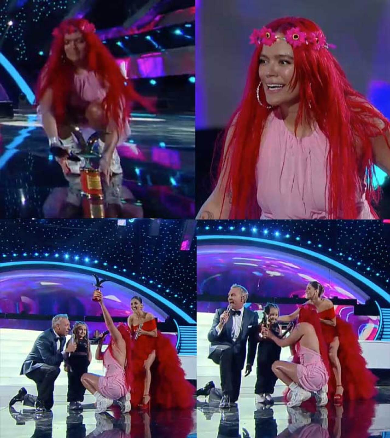 Así fue como Karol G le dio el premio a su mini fan