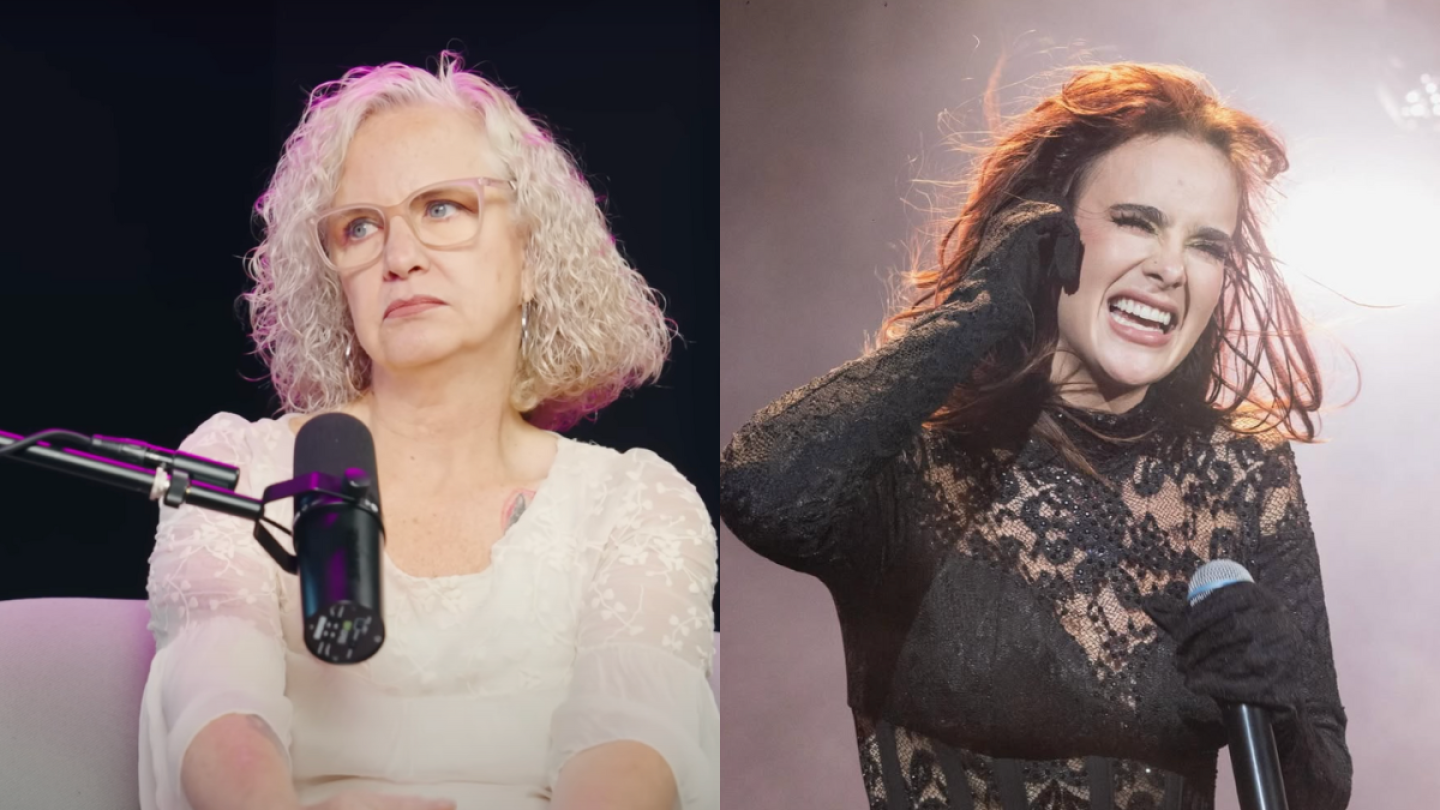 Crista Montes y Adrián Marcelo en entrevista