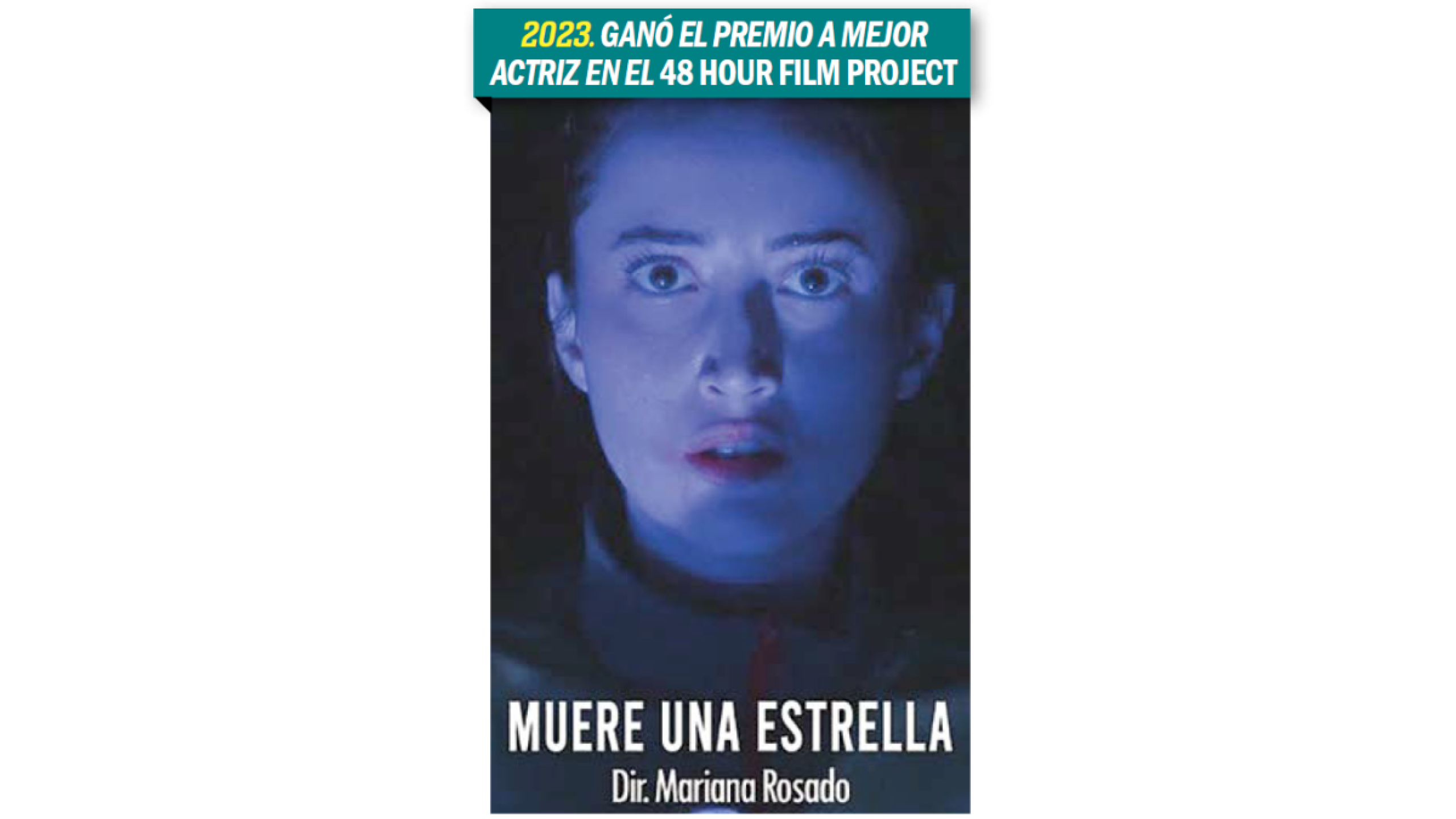 Gabriela de Monserrat en 'Muere una estrella'