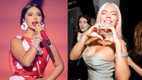 Ángela Aguilar disfruta como nunca cantar un tema de Karol G pero en redes la tunden “Después de que la crítico”