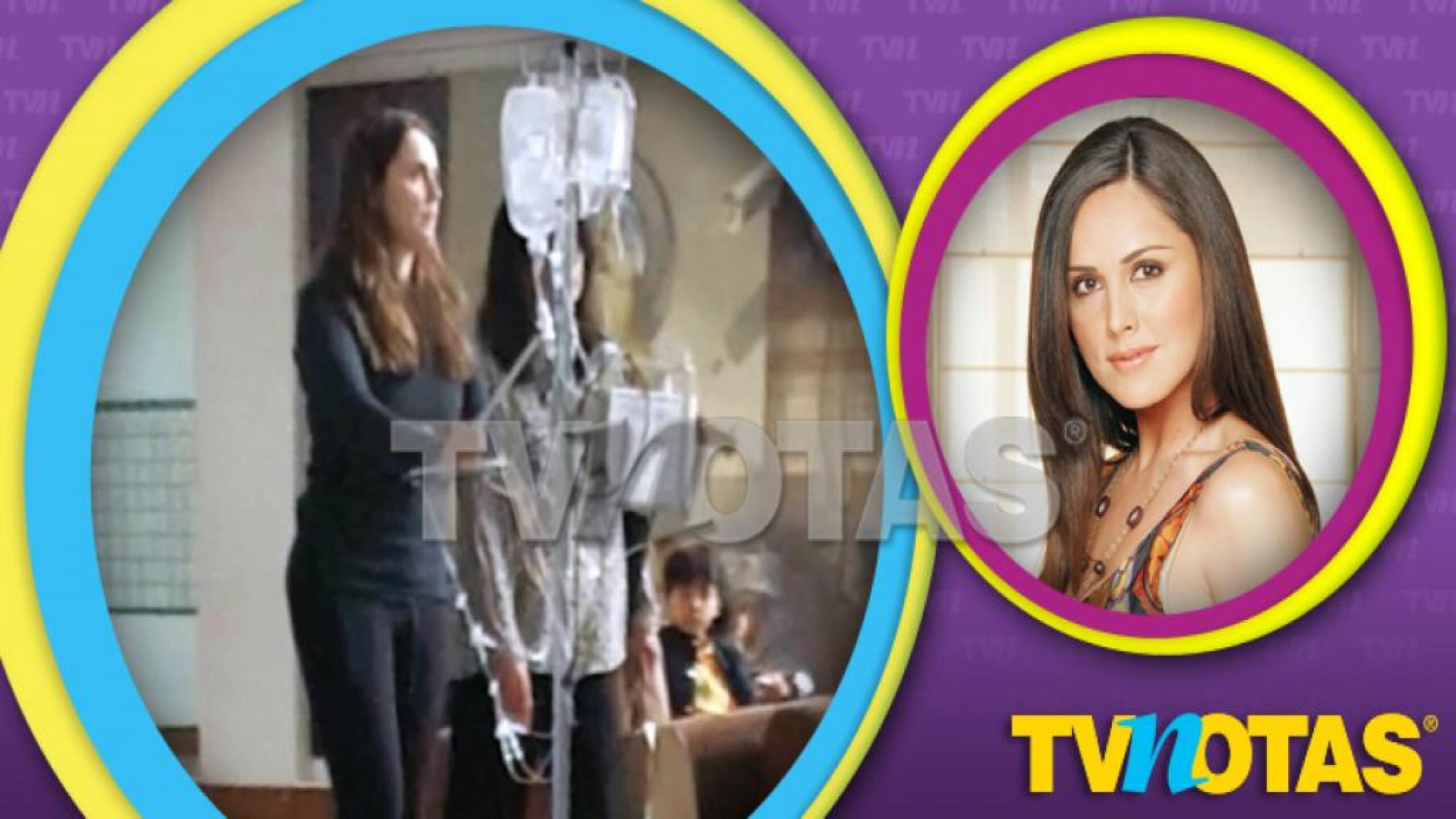 Así la captamos con todo y suero cuando se hizo la lipo