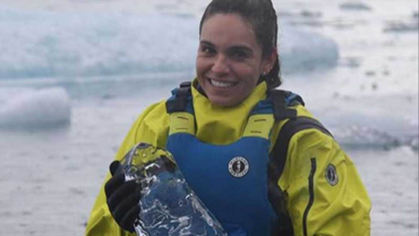 Tania Rincón disfruta de sus vacaciones.