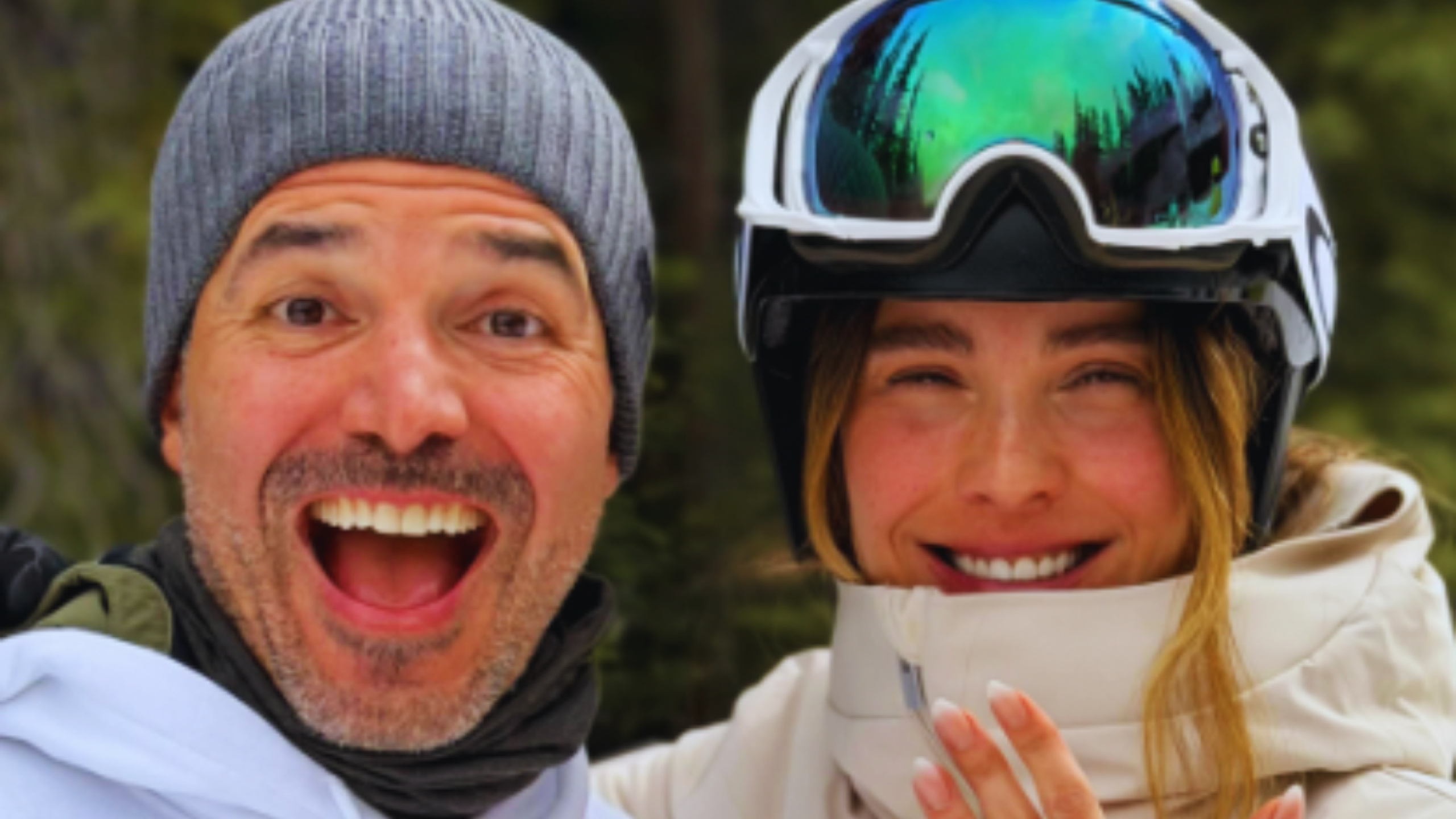 Memo Rojas y Daniela Cordero