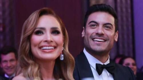Cynthia Rodríguez y Carlos Rivera son captados más enamorados que nunca
