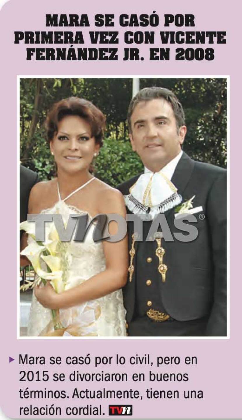 Mara Patricia Castañeda y vicente Fernandez jr