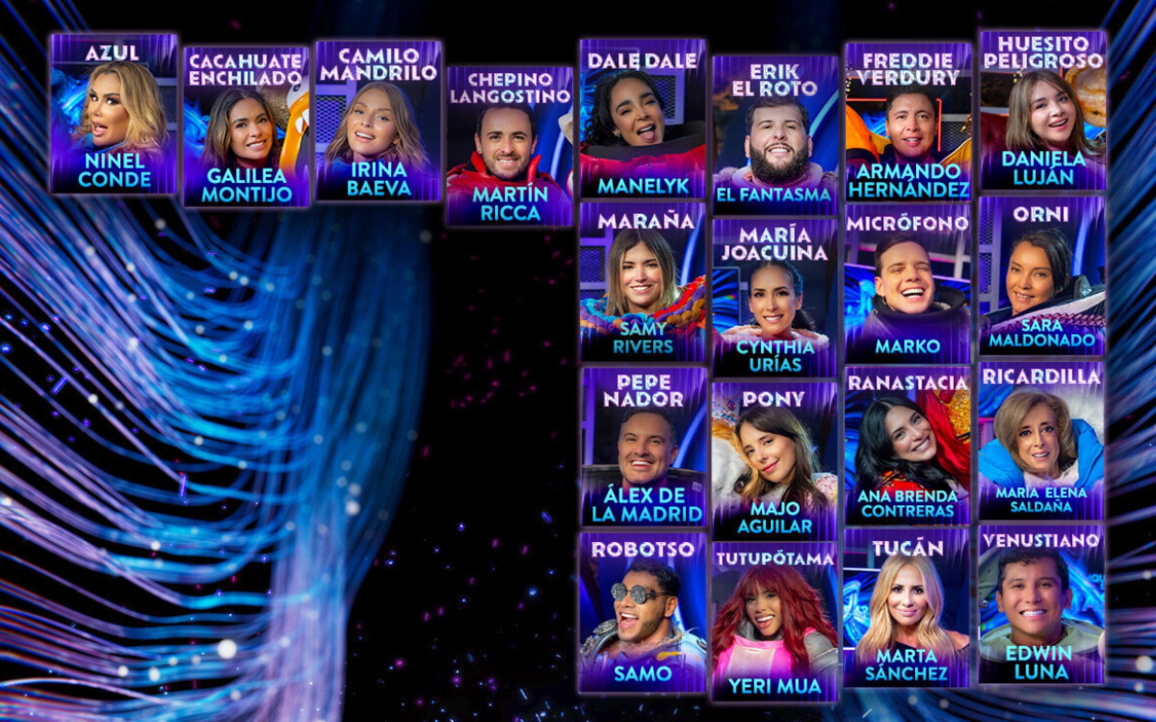 Concursantes de ¿Quién es la máscara?