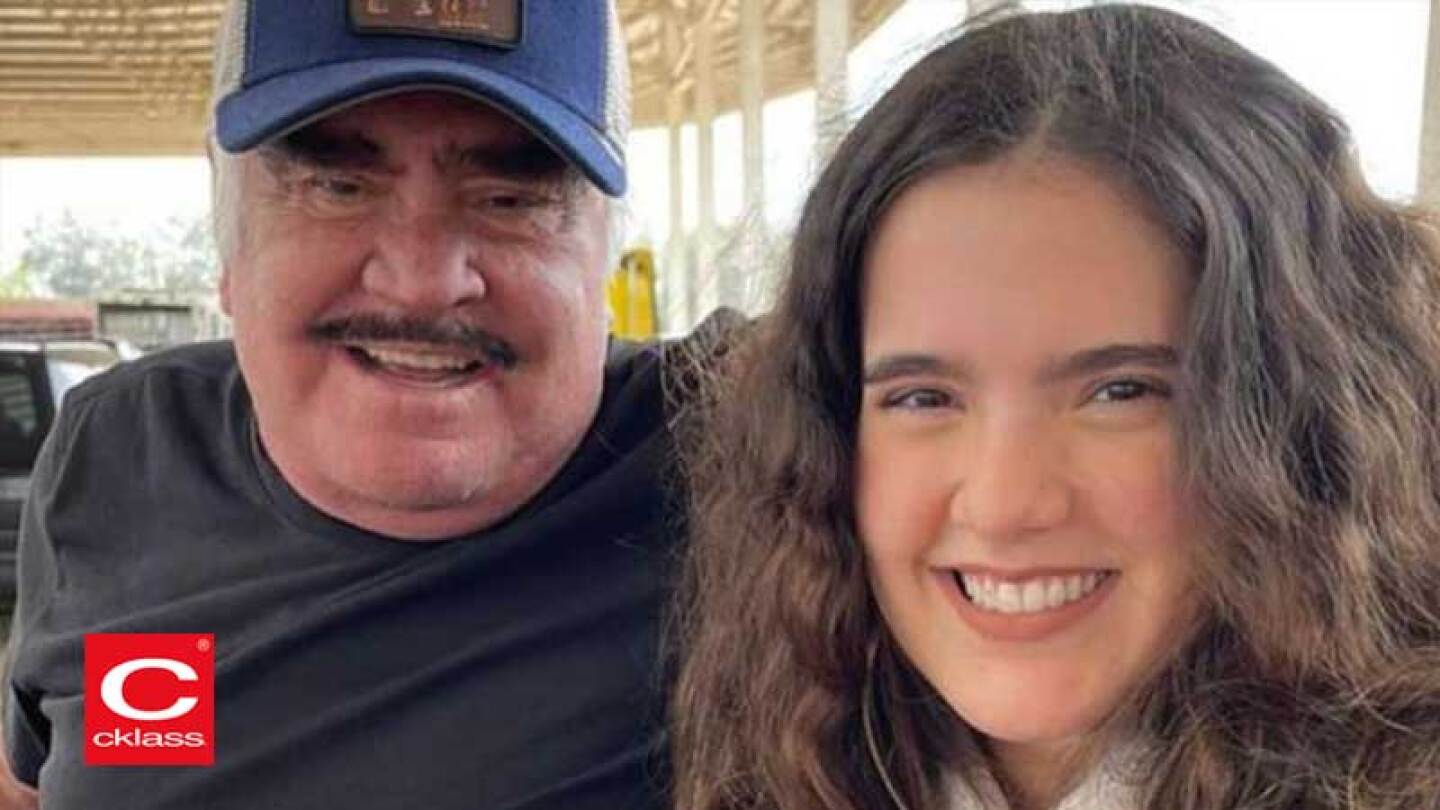Vicente Fernández y Camila Fernández video con Cayetana