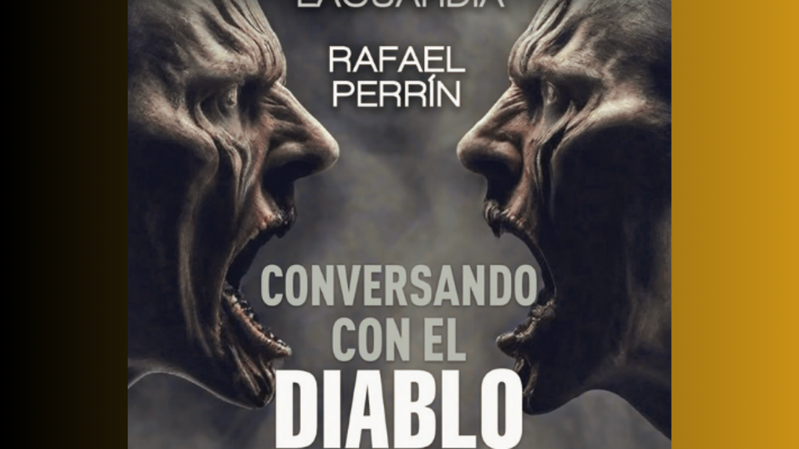 Ernesto Laguardia en la obra de teatro 'Conversando con el diablo'
