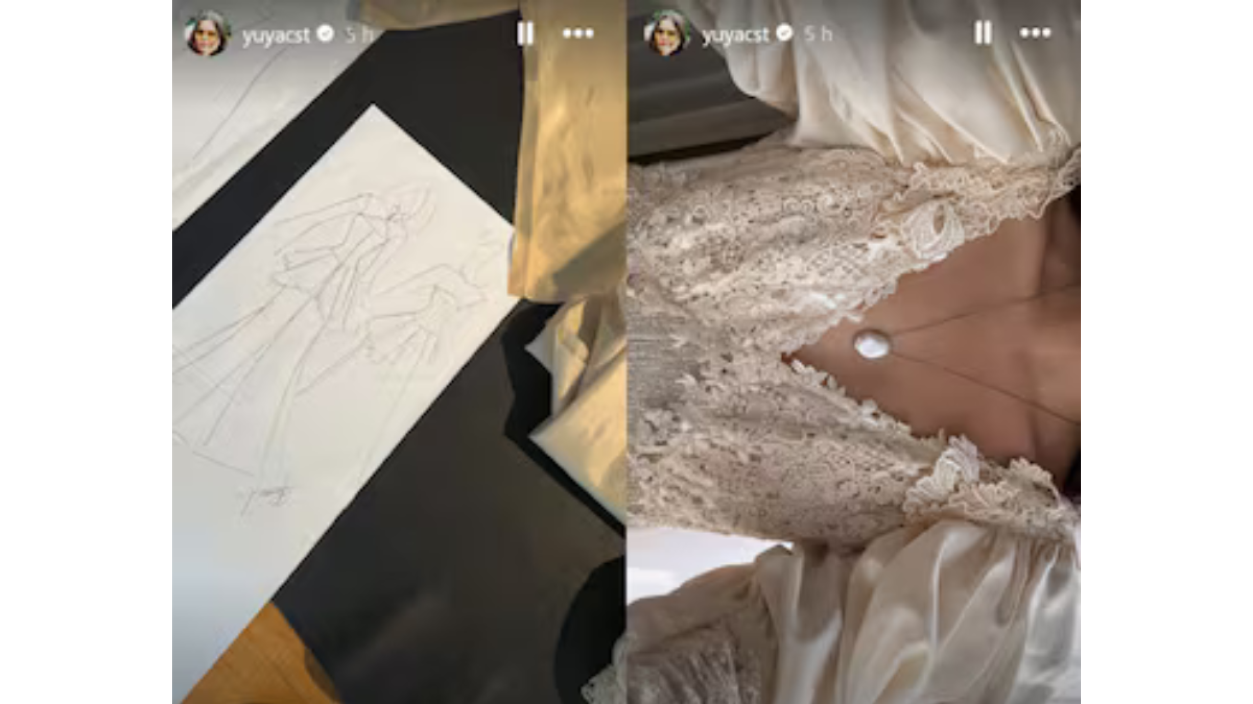 Yuya sorprendió a sus seguidores al posar con un vestido de novia en Instagram.