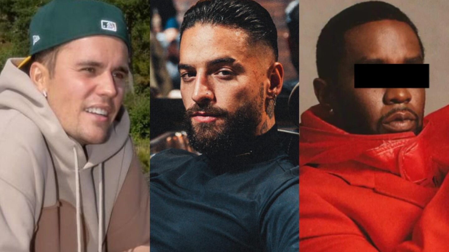 P. Diddy, Maluma y Justin Bieber
