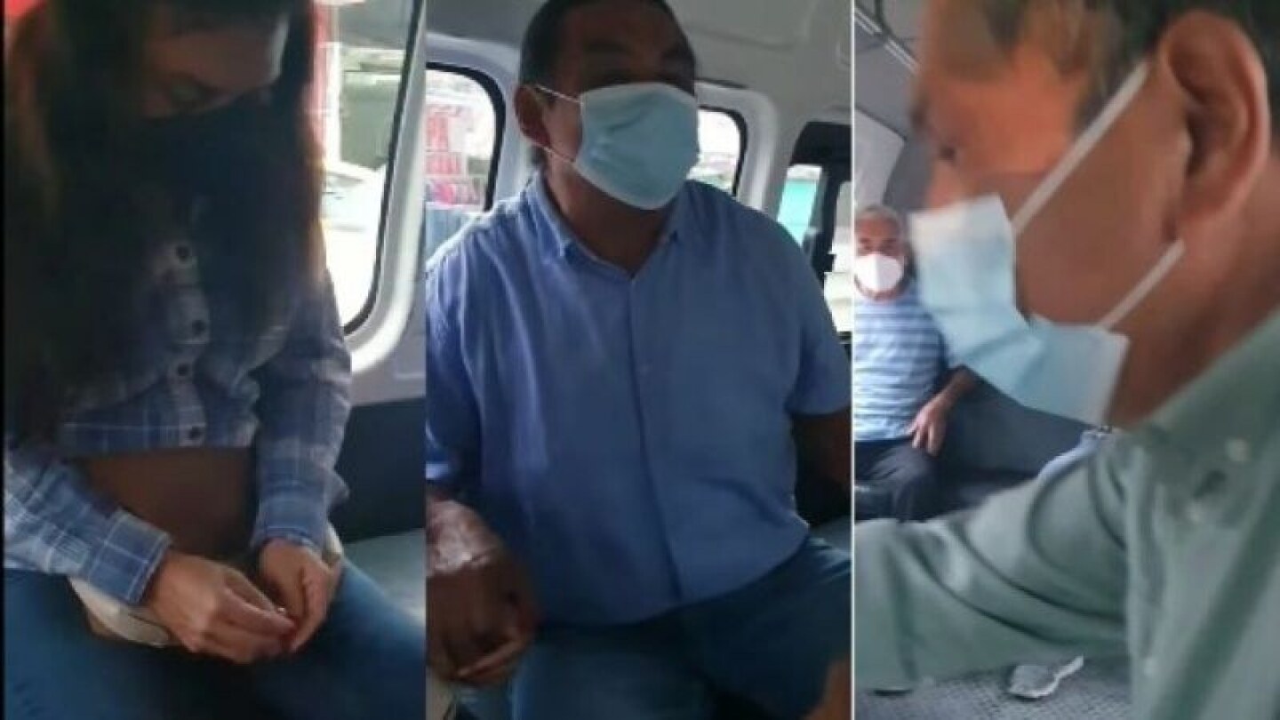 La historia detrás del video de la mujer que subió a una combi con su amante y la cachó el esposo