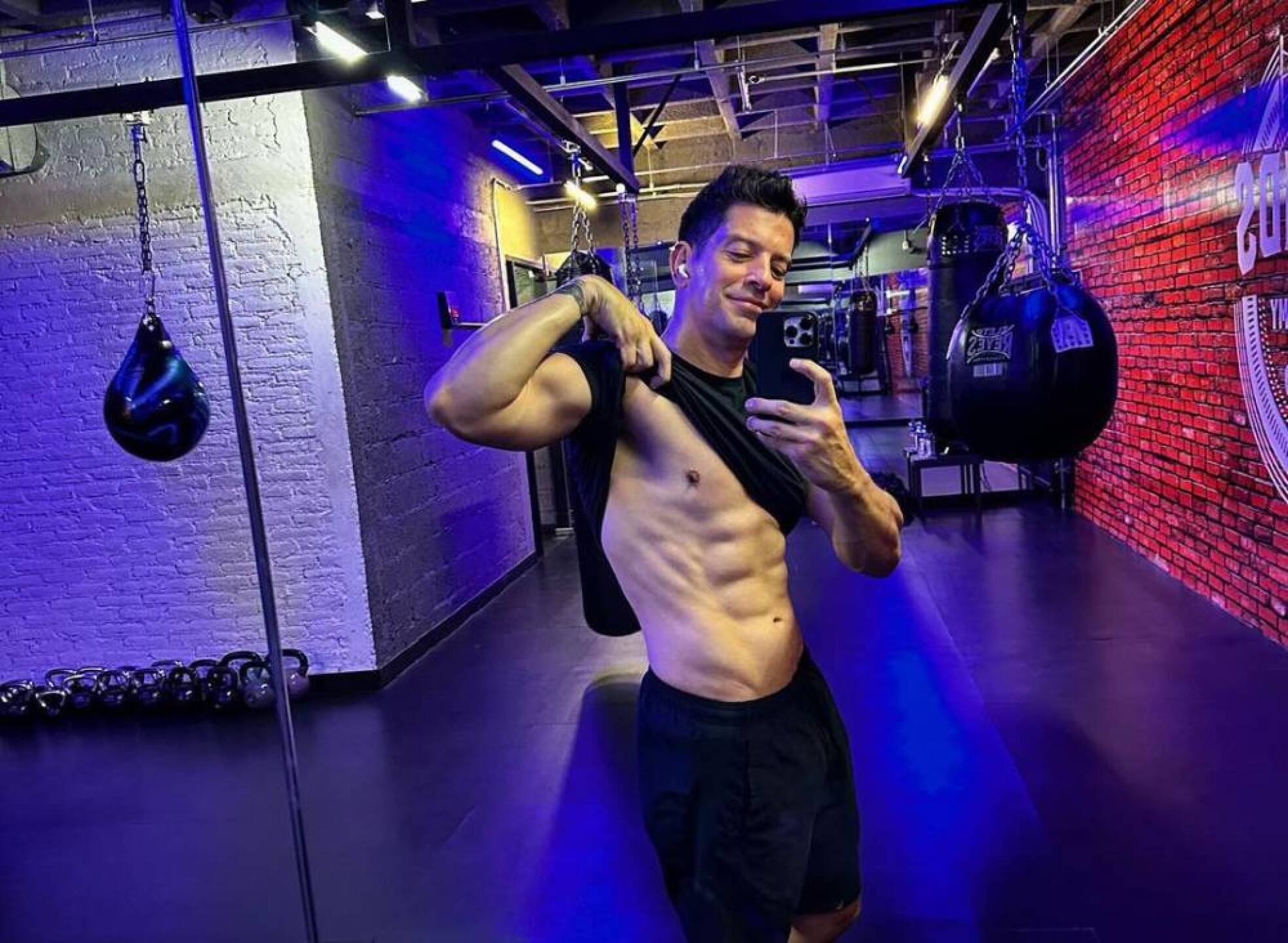Yahir en el gym de Sonora