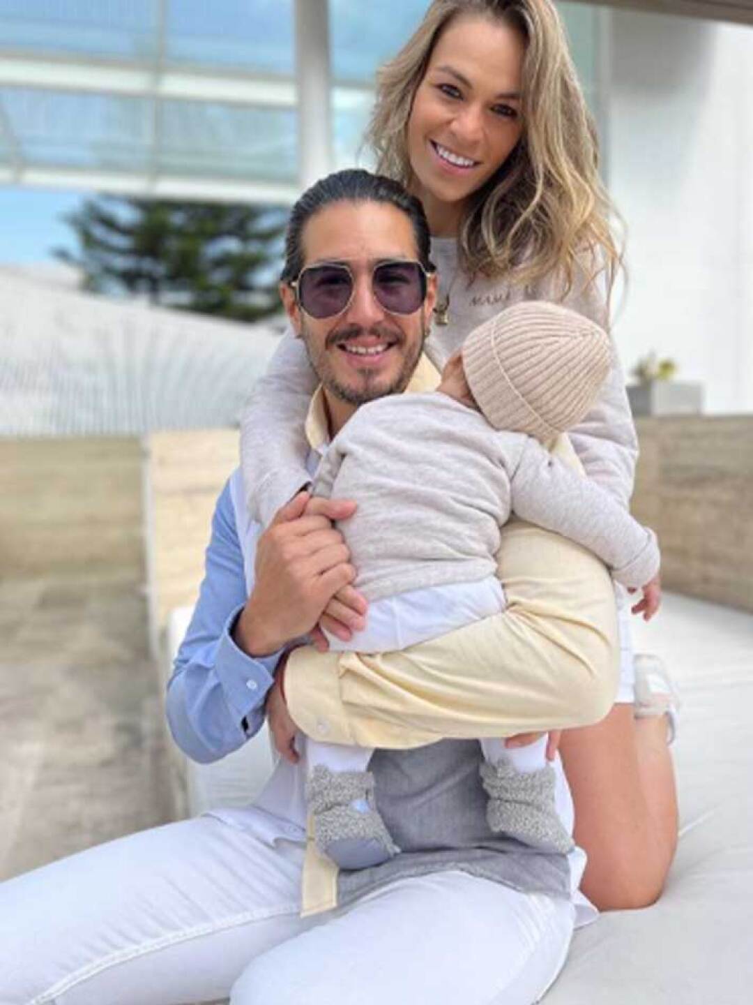 Jenny García  y familia.