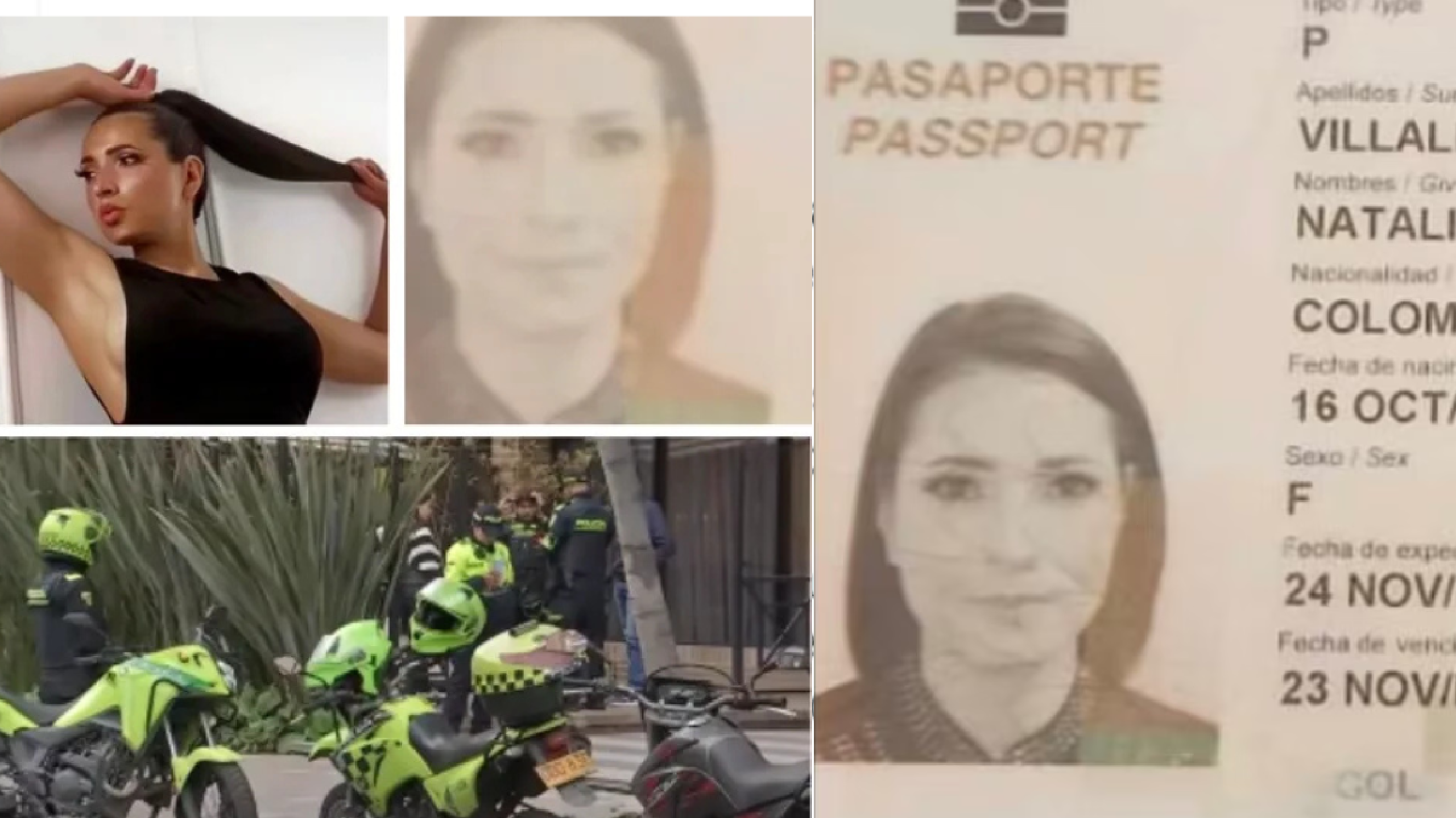 Hallan muerta en una maleta a la modelo colombiana Natalia Villalba