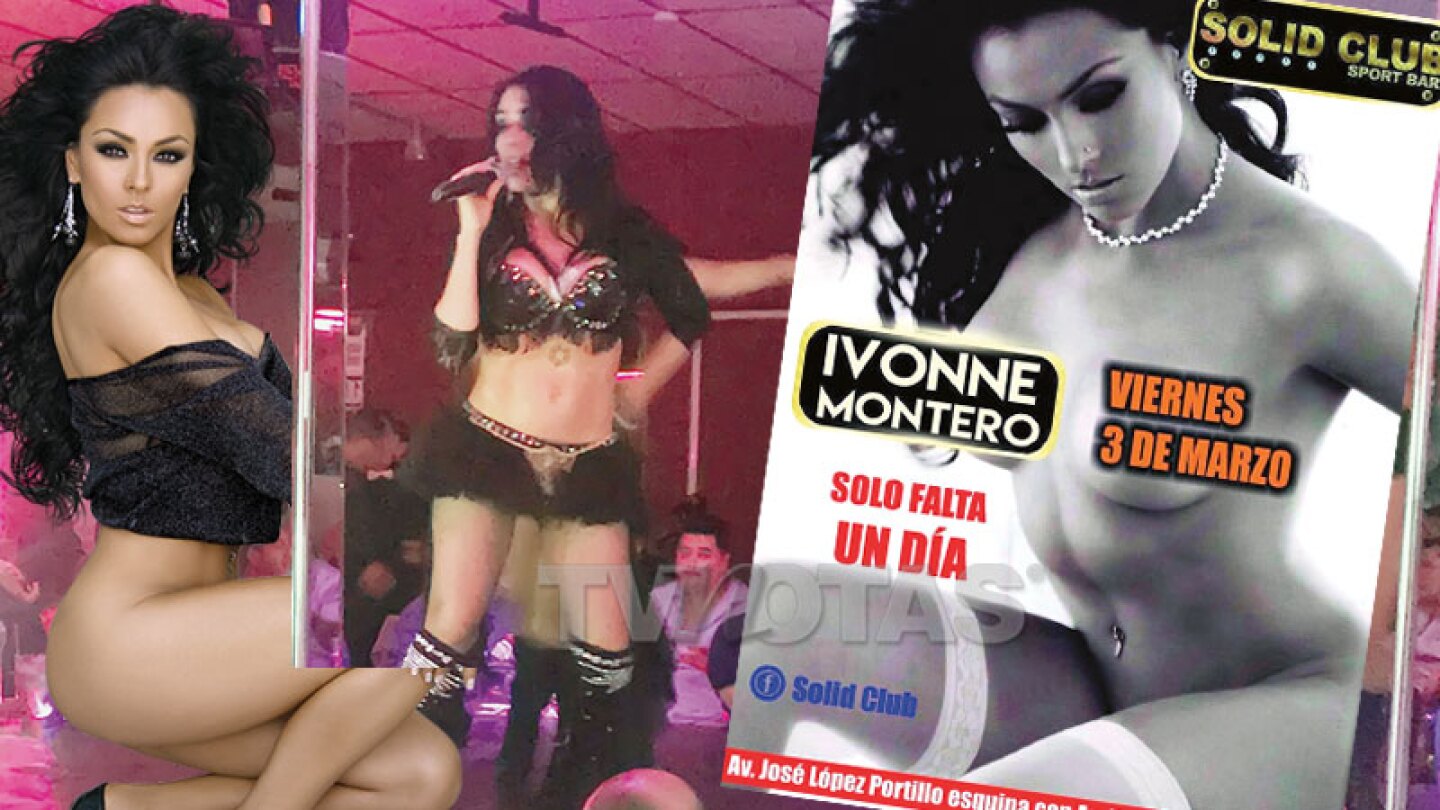 Ivonne Montero table dance Cancún