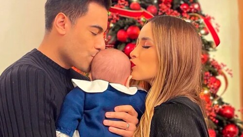 Así celebraron Cynthia Rodríguez y Carlos Rivera los cinco meses de su hijo
