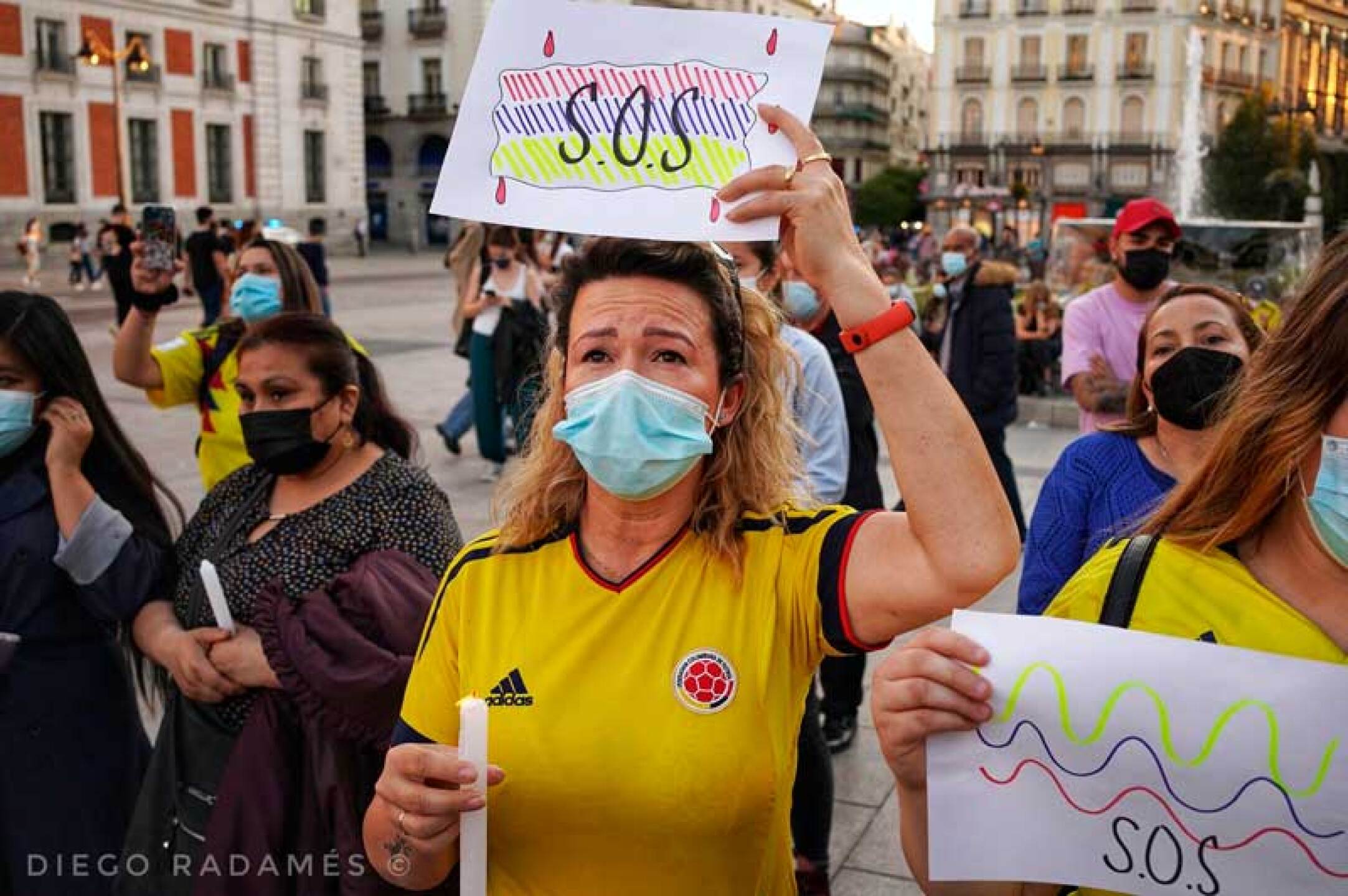 El publo colombiano ha sido reprimido