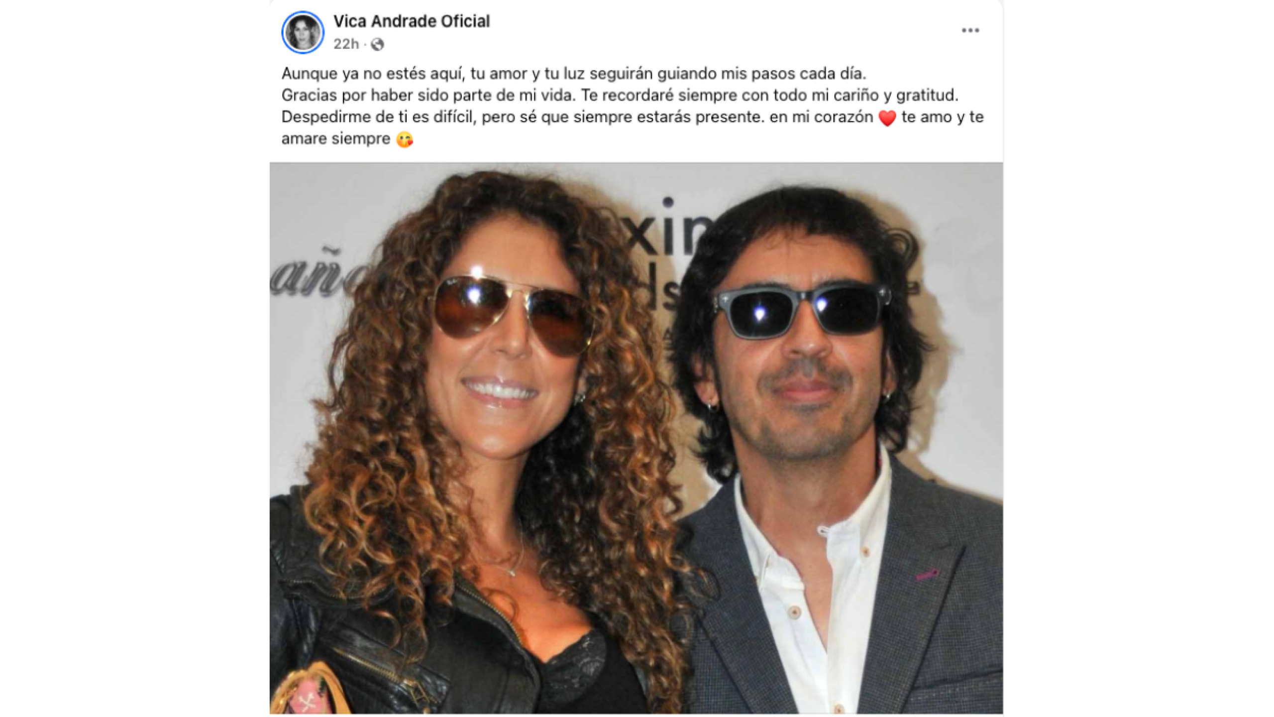 Vica Andrade y Memo del Bosque