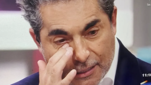 Raúl Araiza llora en Hoy