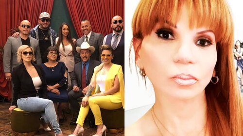 Mhoni Vidente y familia Rivera