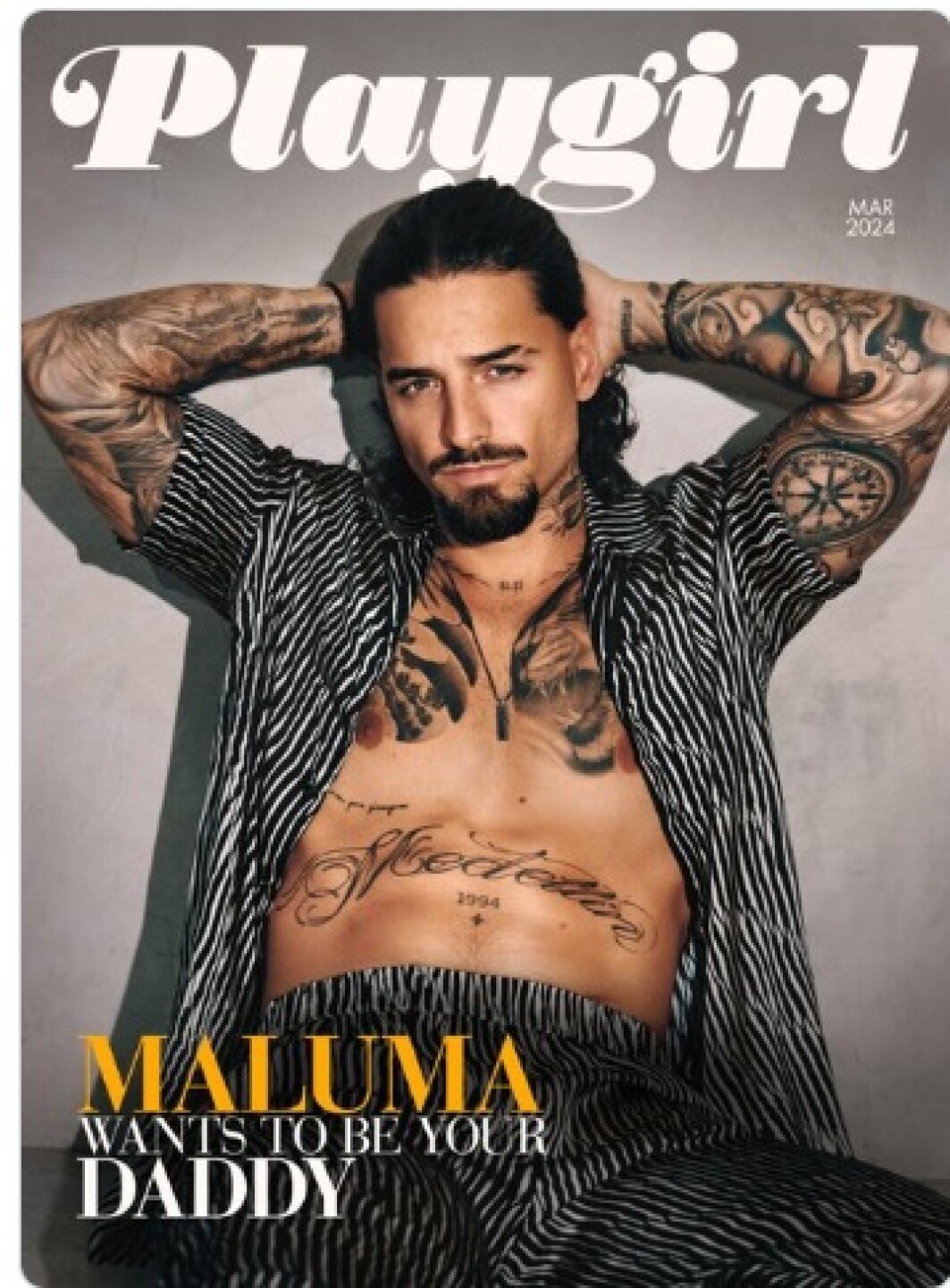 Maluma portada Playgirl marzo 24.jpg