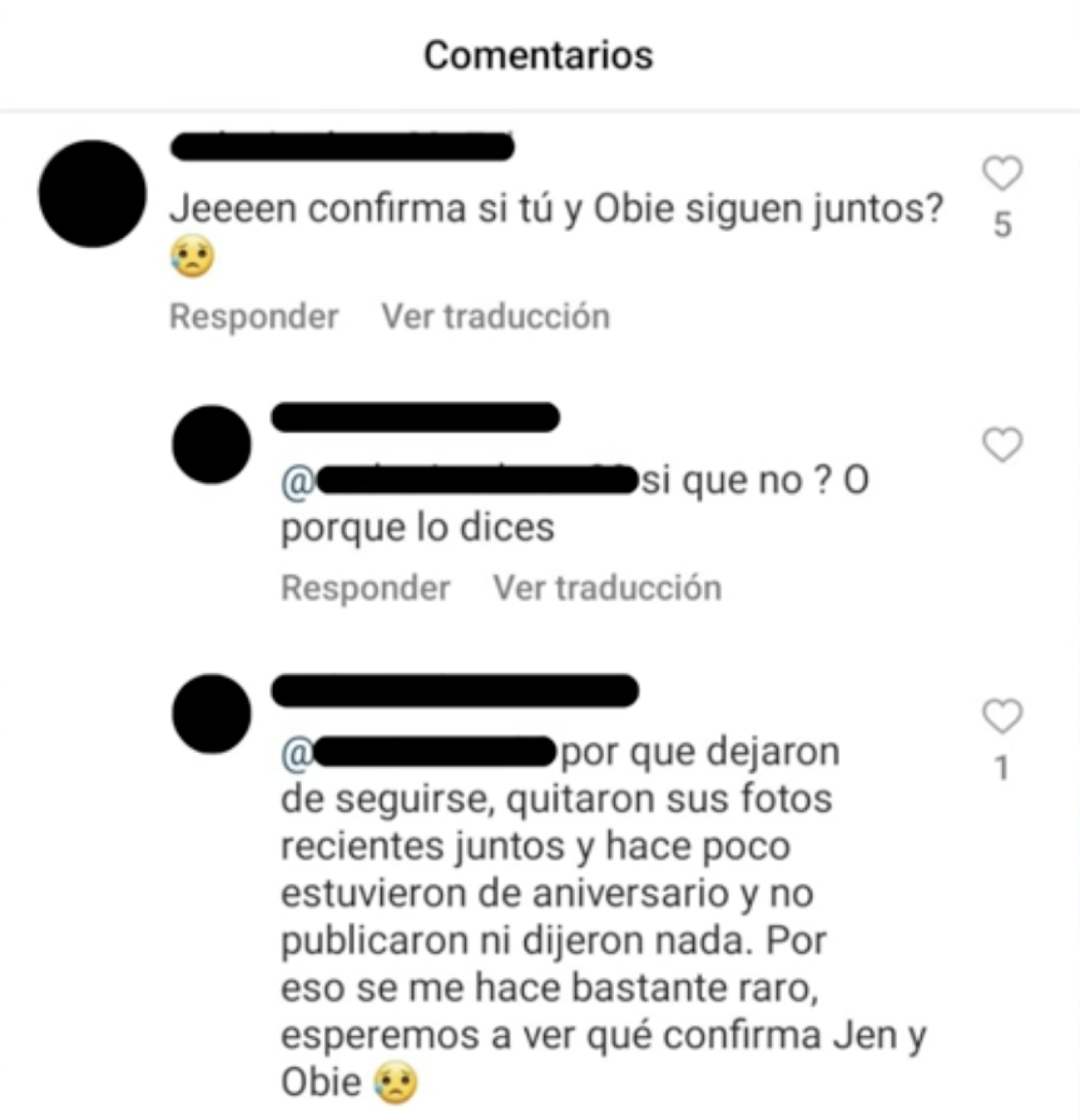 Obie Bermúdez confirma separación con Jennifer Peña luego de más de 15 años de casados