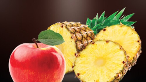 Sólo necesitas manzana y piña.