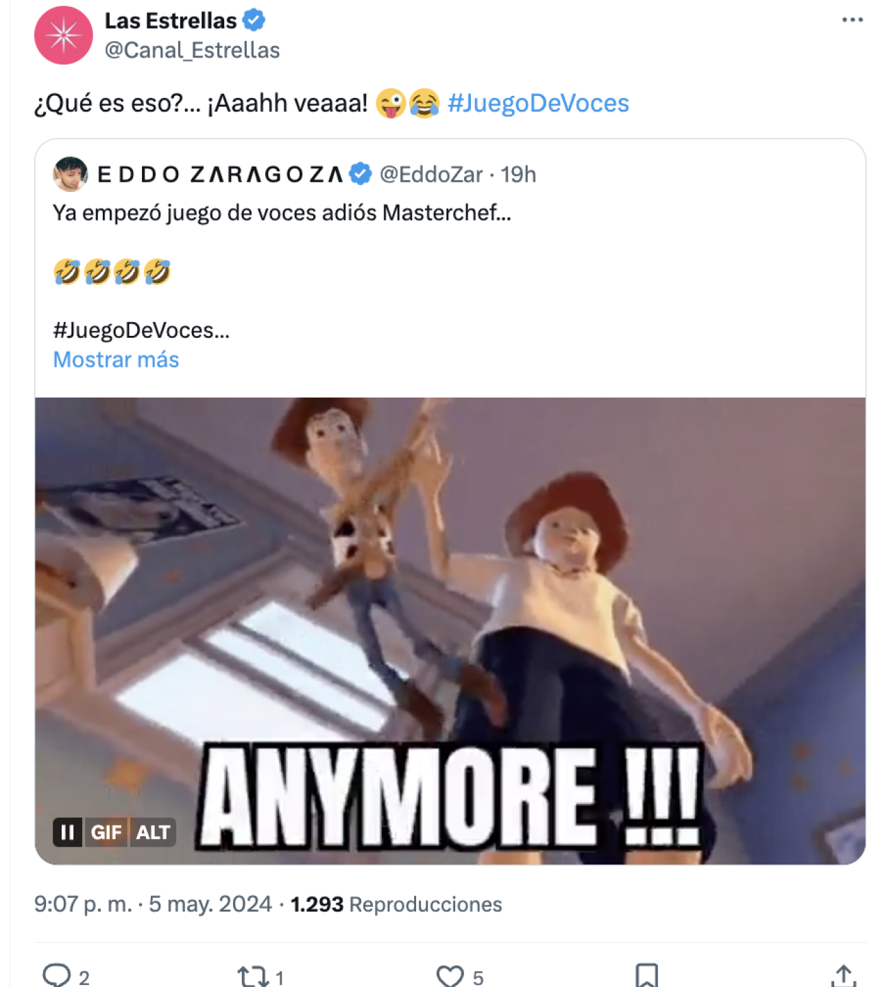 Las estrellas comentarios