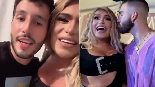 Wendy Guevara subió al escenario junto Manuel Turizo y Sebastián Yatra