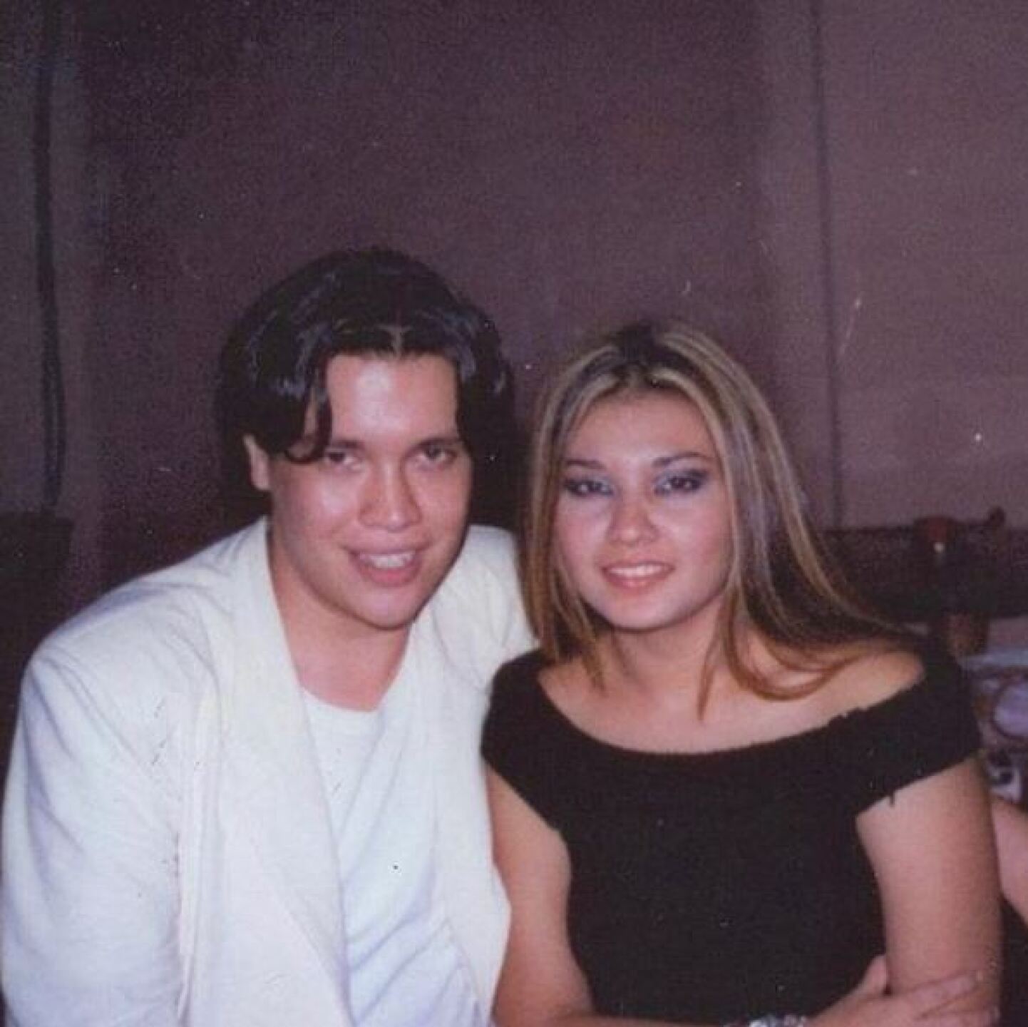 La pareja está feliz.