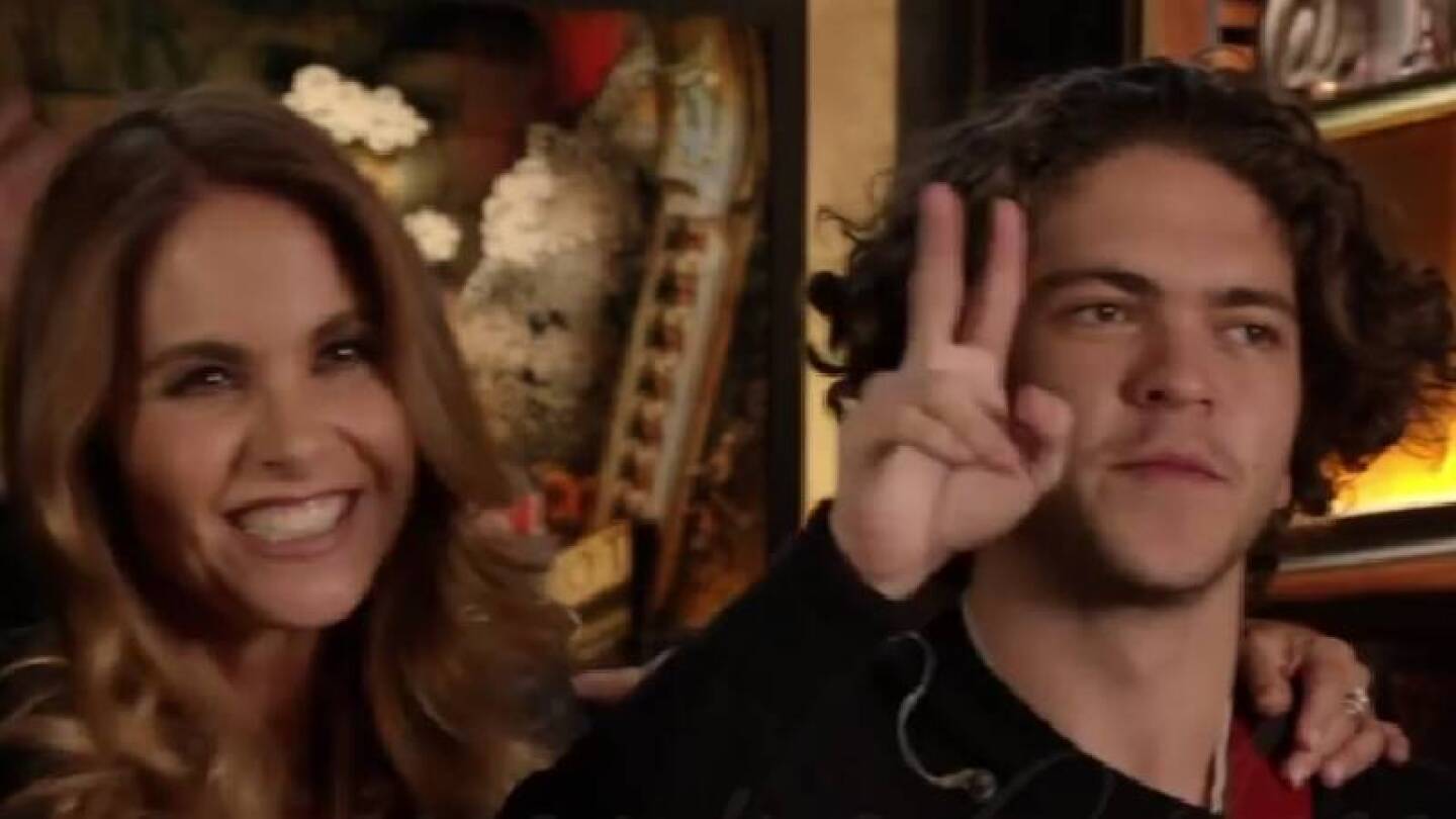 Lucero y su hijo