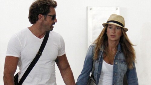 Gabriel Soto felicita a Geraldine Bazán en el Día de las Madres