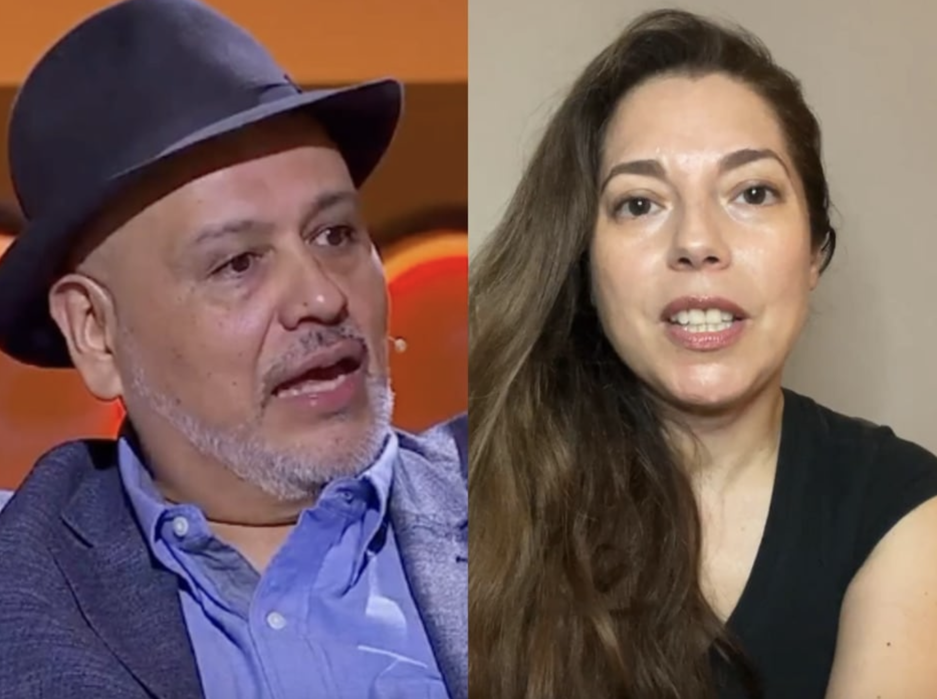 René Franco y Fernanda Ostos