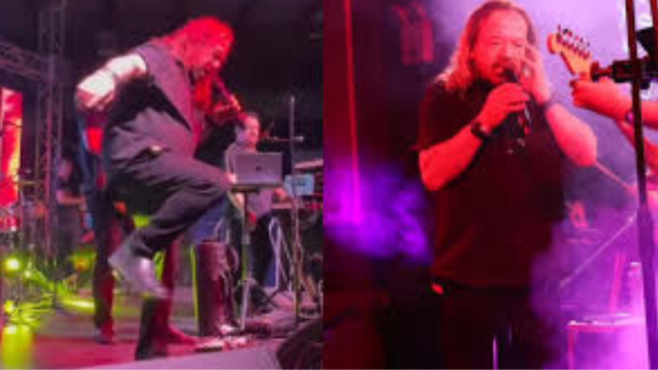 Ricardo Acosta en concierto de Los Acosta