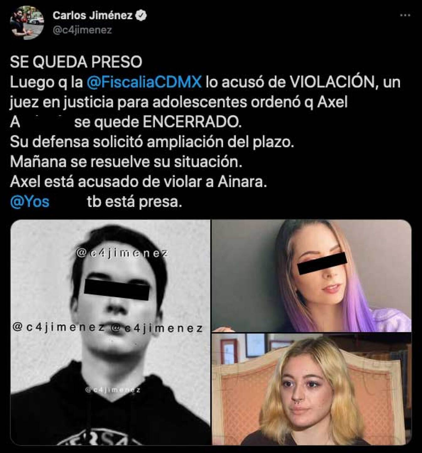 Ainara era menor de edad cuando fue agredida
