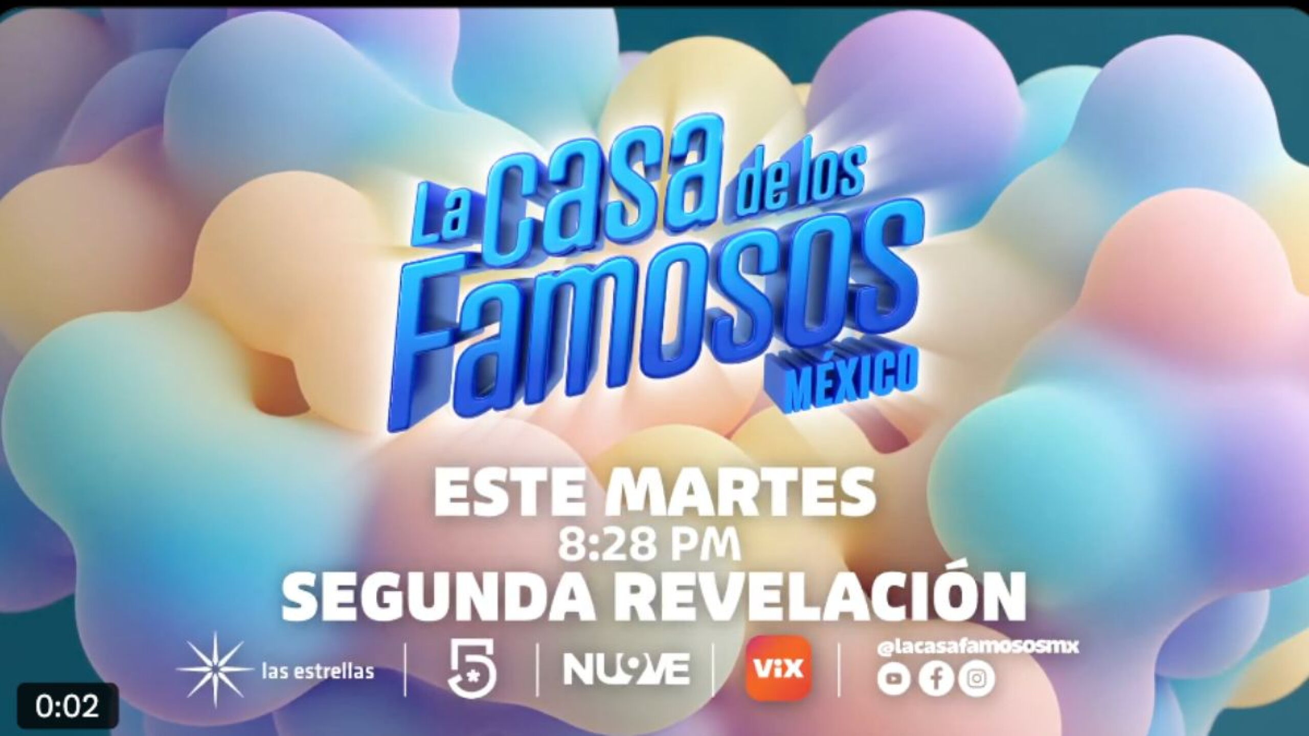 Dónde y cuándo ver la segunda revelación de La casa de los famosos México 2026?