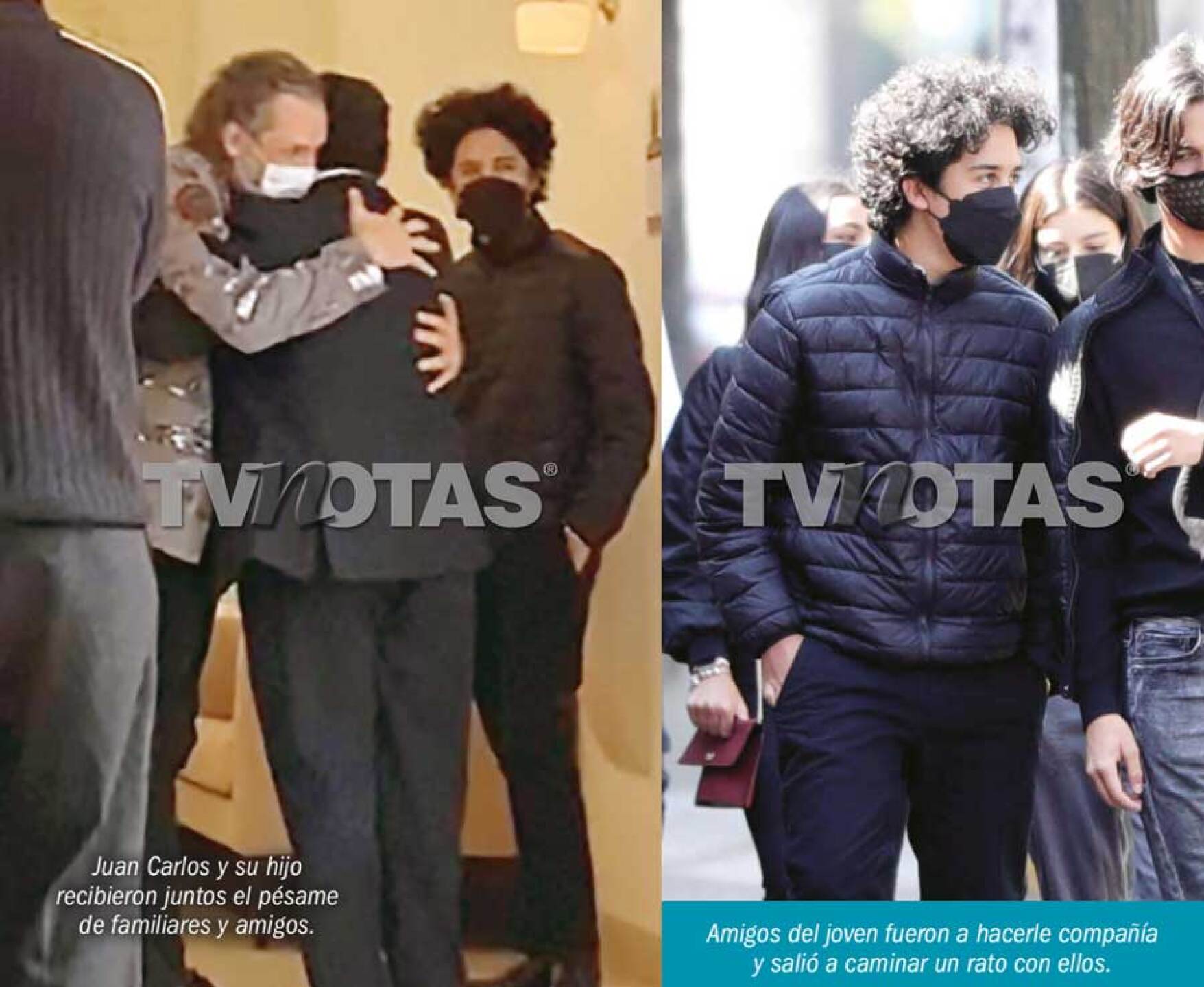El Borrego Nava le dio el último adiós a su exesposa junto a su hijo