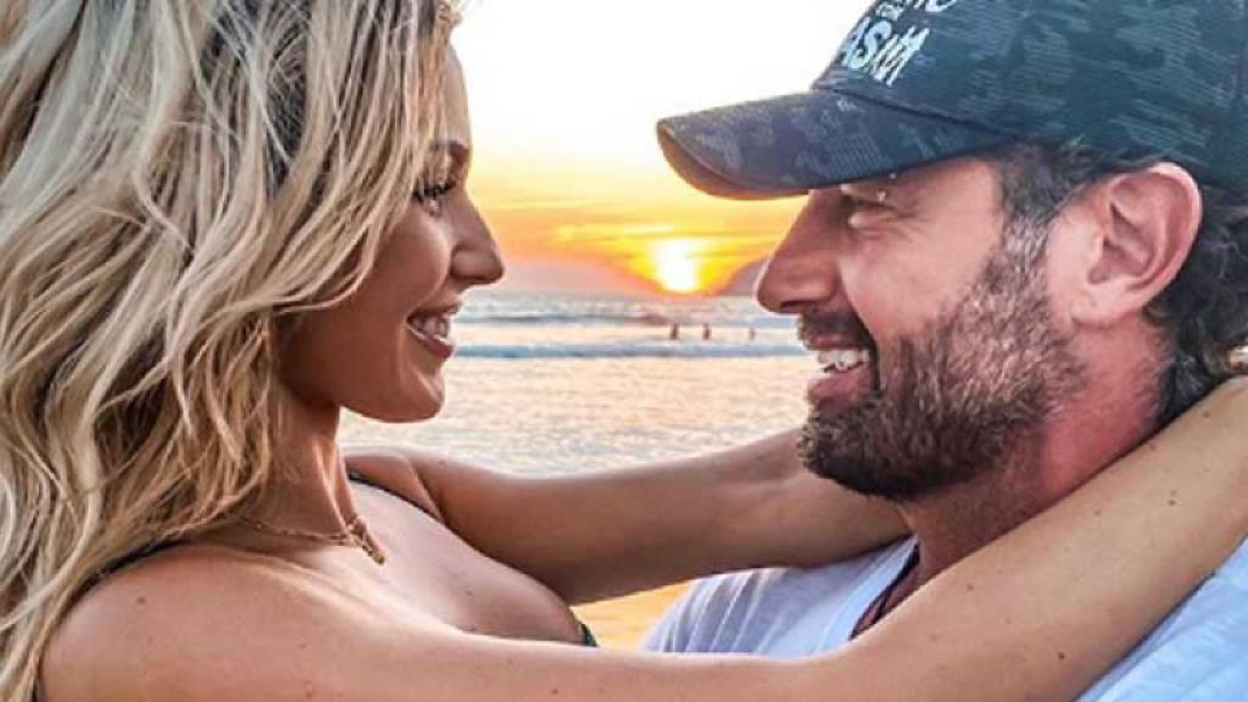 Irina Baeva y Gabriel en Televisa