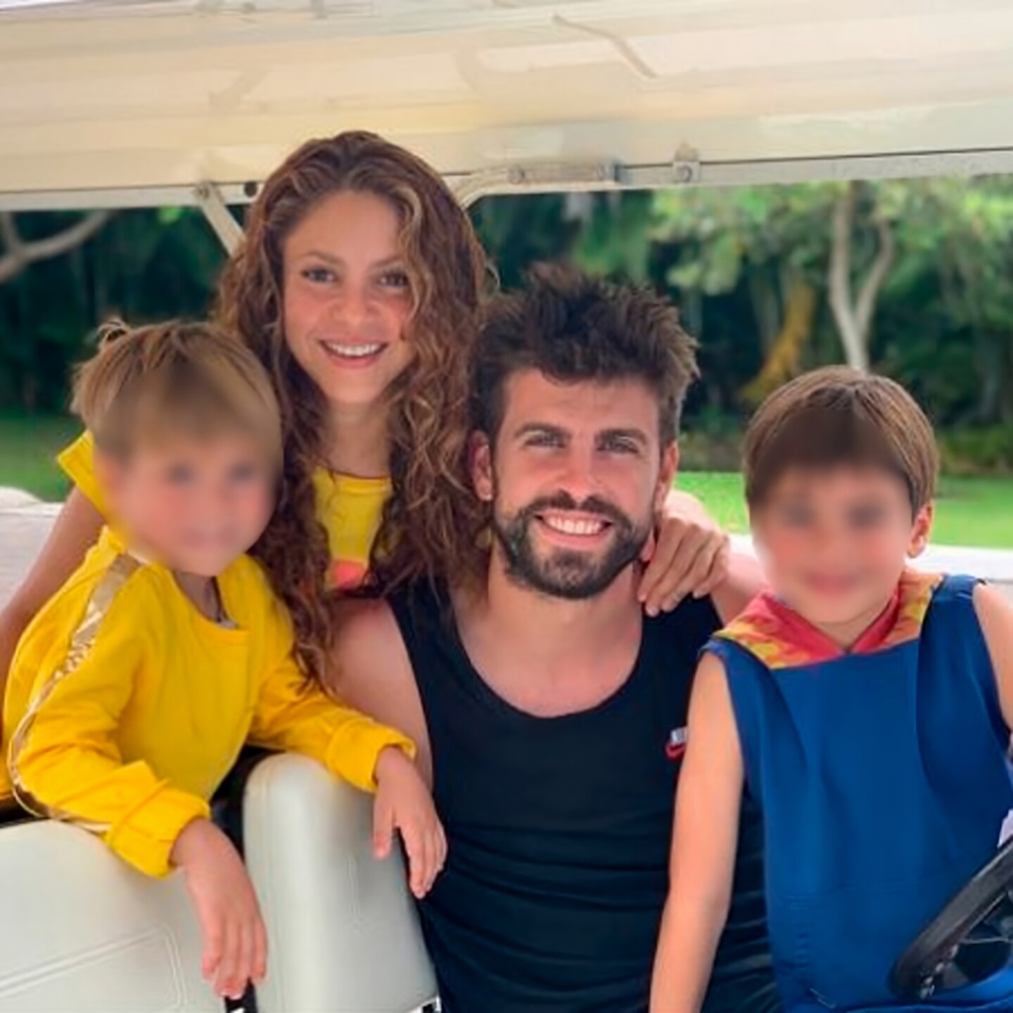 Shakira y Piqué se presentaron en la escuela de sus hijos