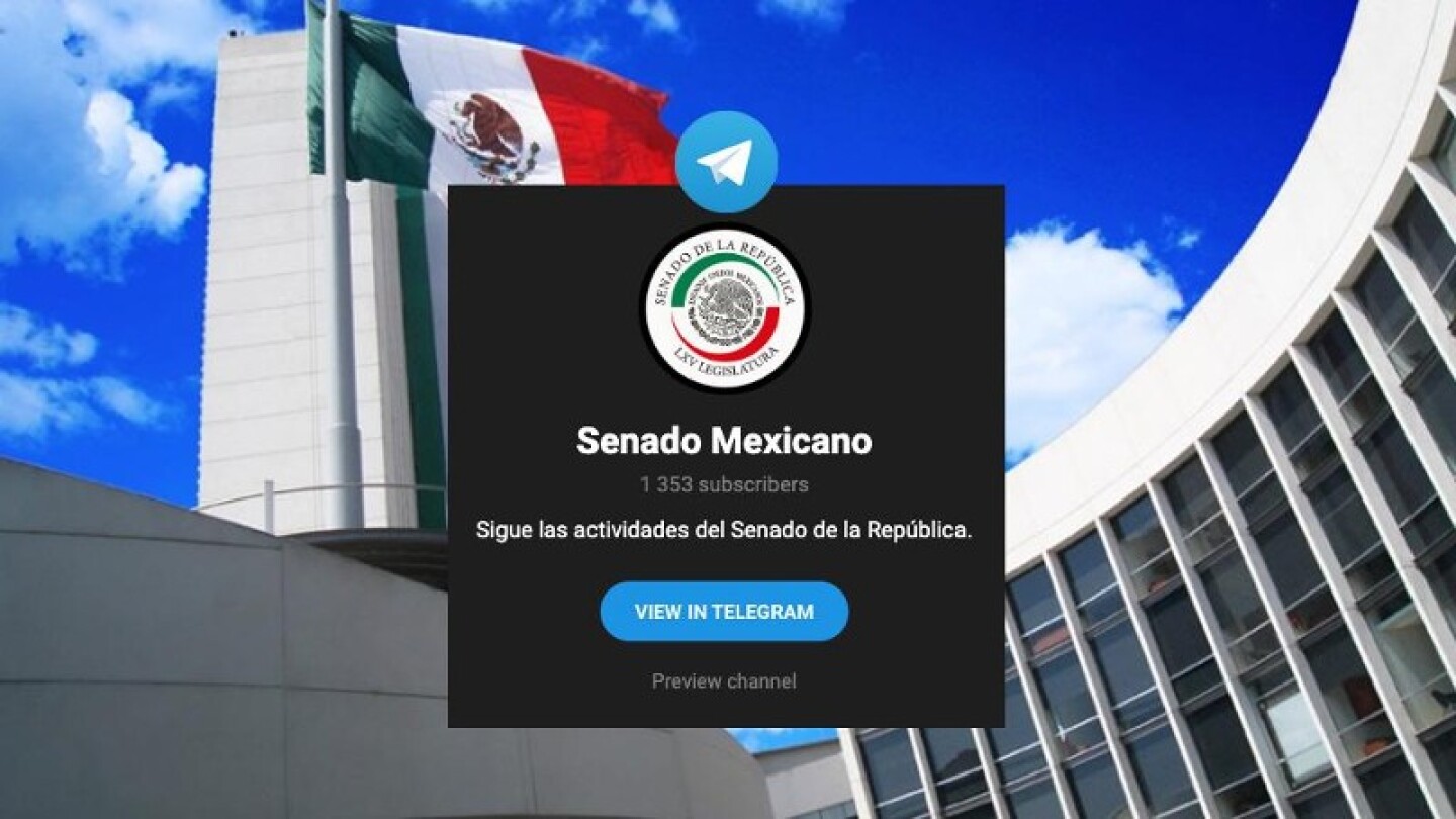 El Senado de la República invita a usuarios a formar parte de su comunidad en Telegram