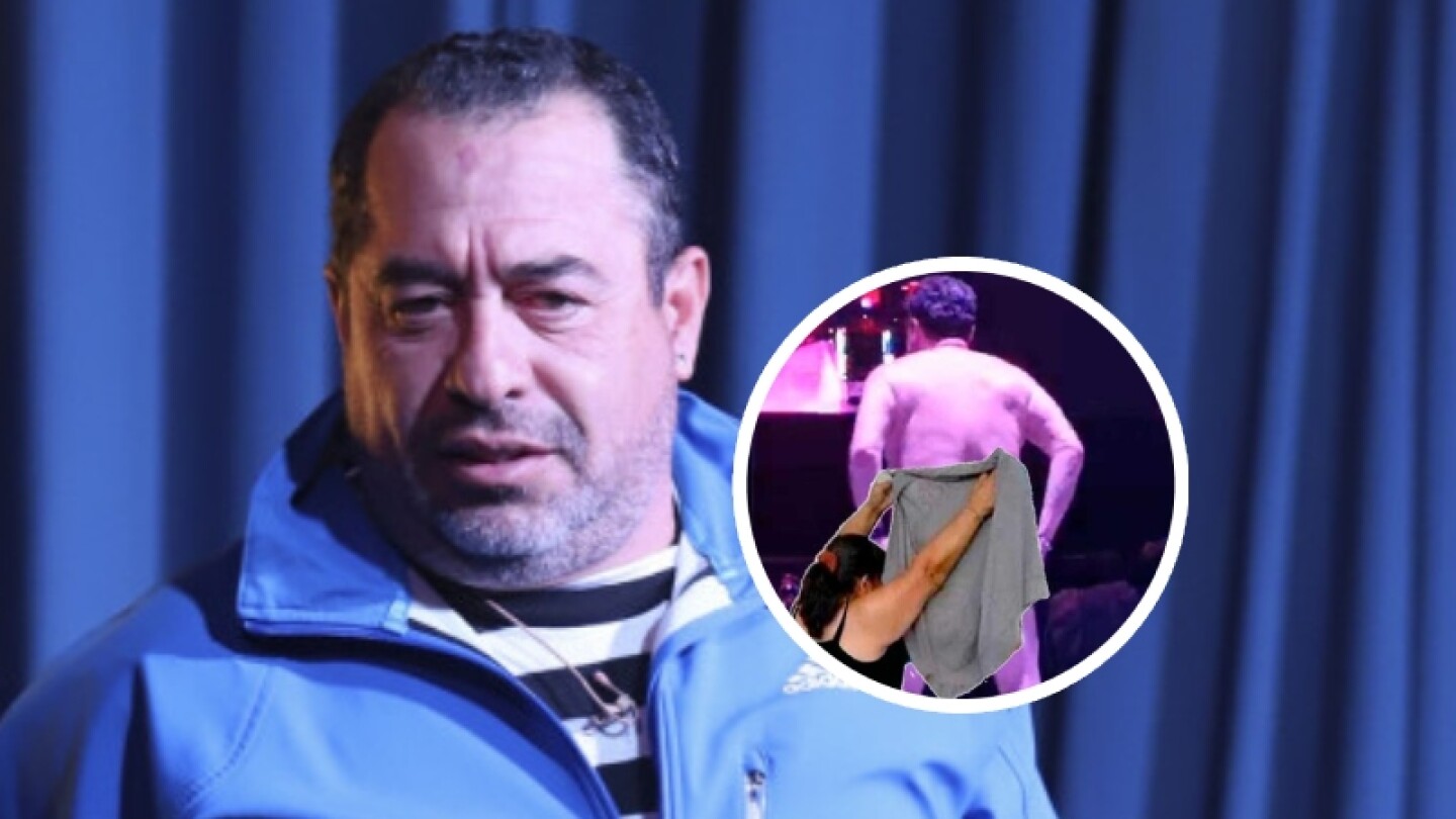 El Borrego Nava se defiende de las críticas por quitarse la ropa en un show
