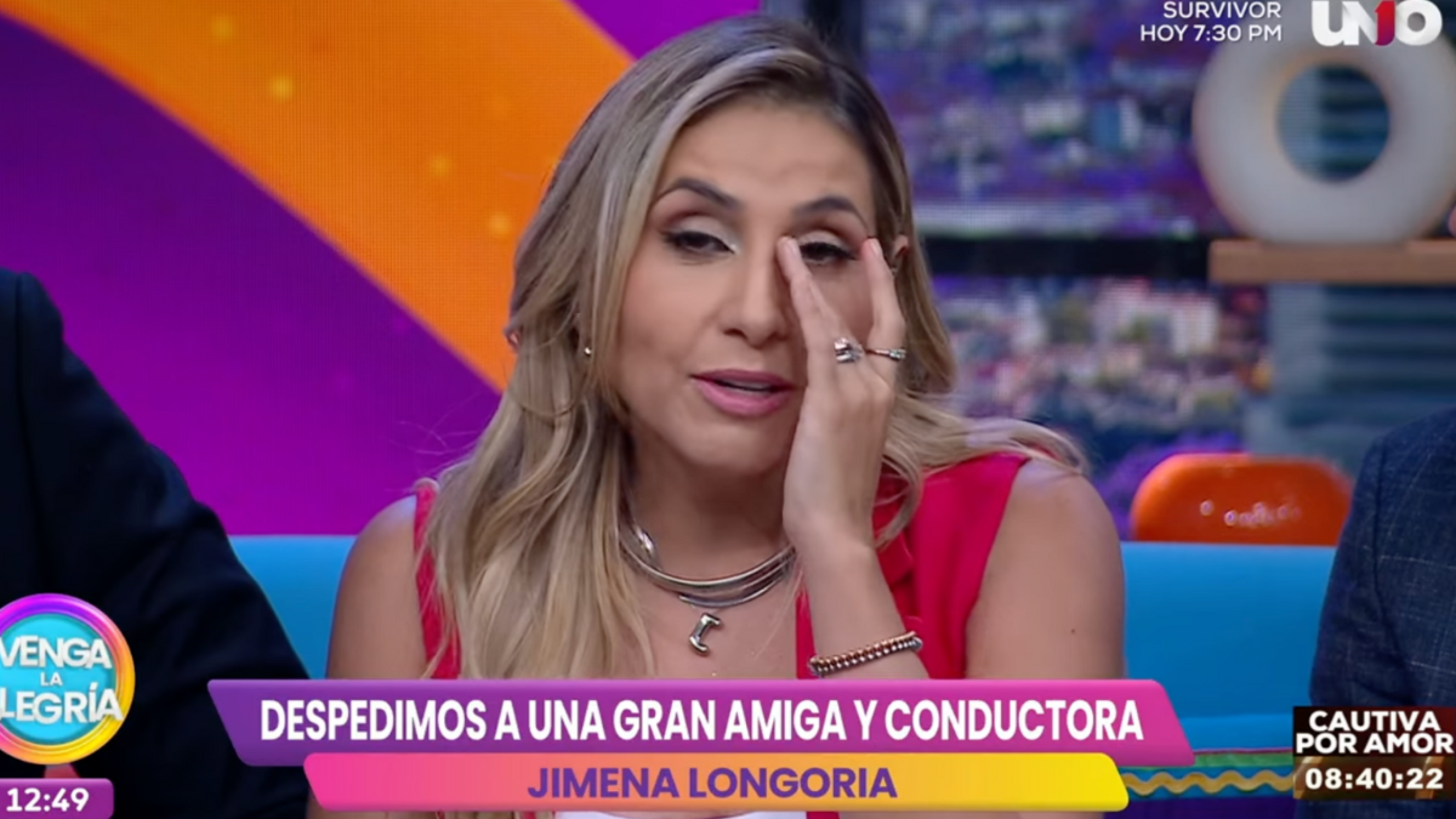Jimena Longoria se despide de 'Venga la alegría'